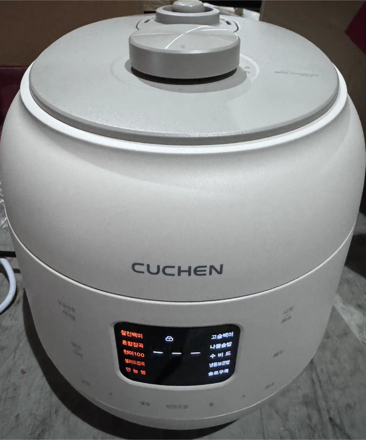 (중고)쿠첸 6인용 전기보온밥솥