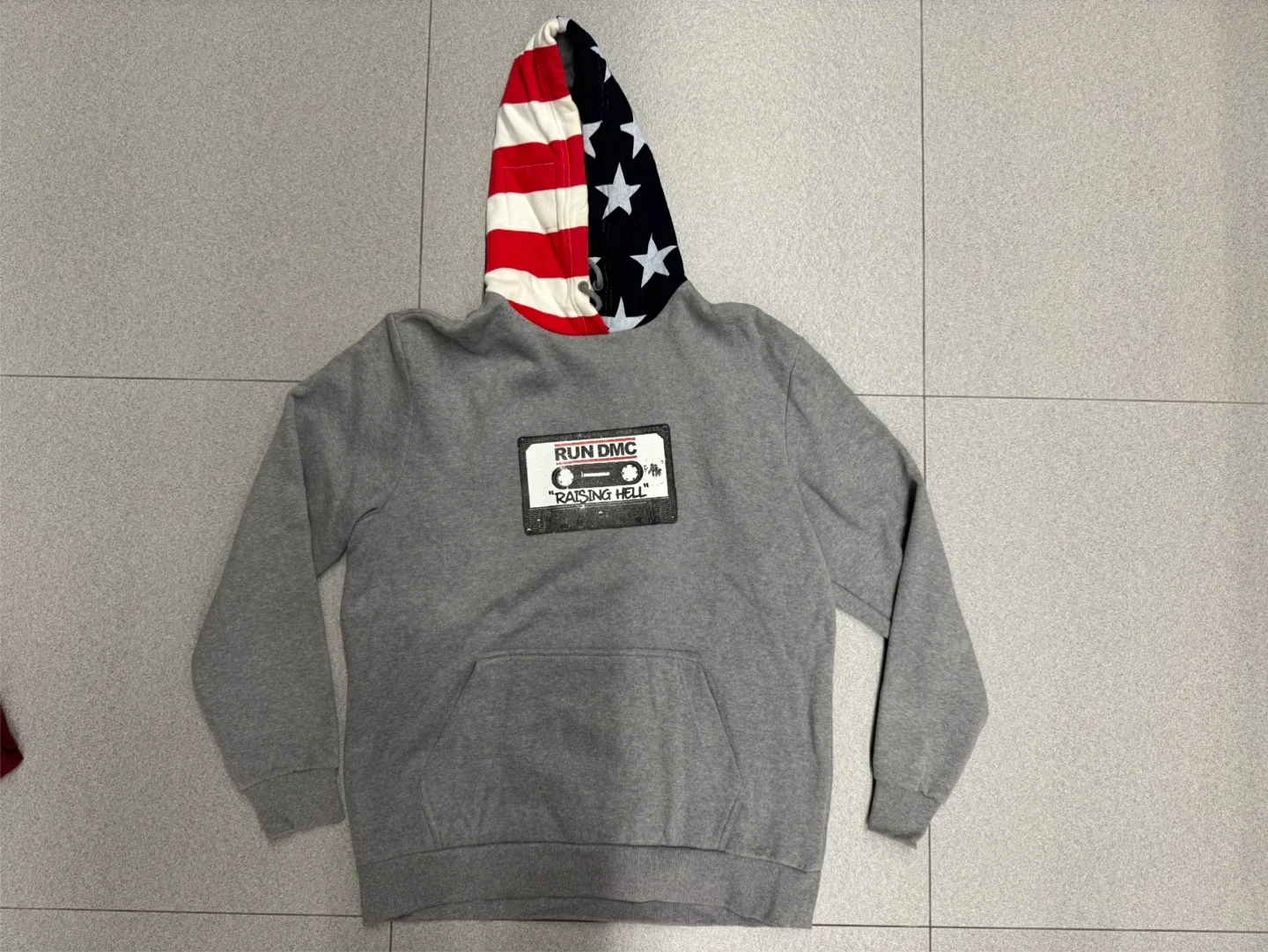 🍁 [극미중고]뉴에라   RUNDMC 콜라보 후드