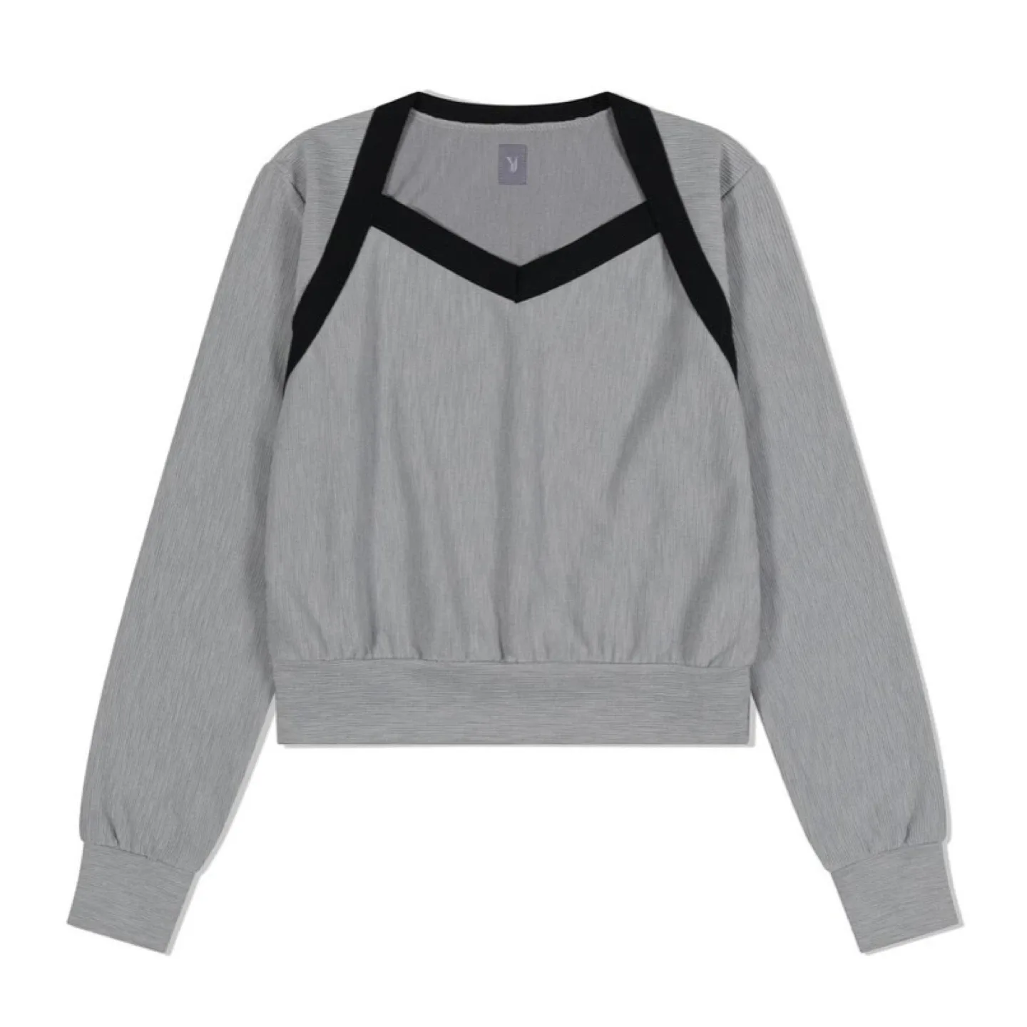 유제(YUJE) 배색 상의