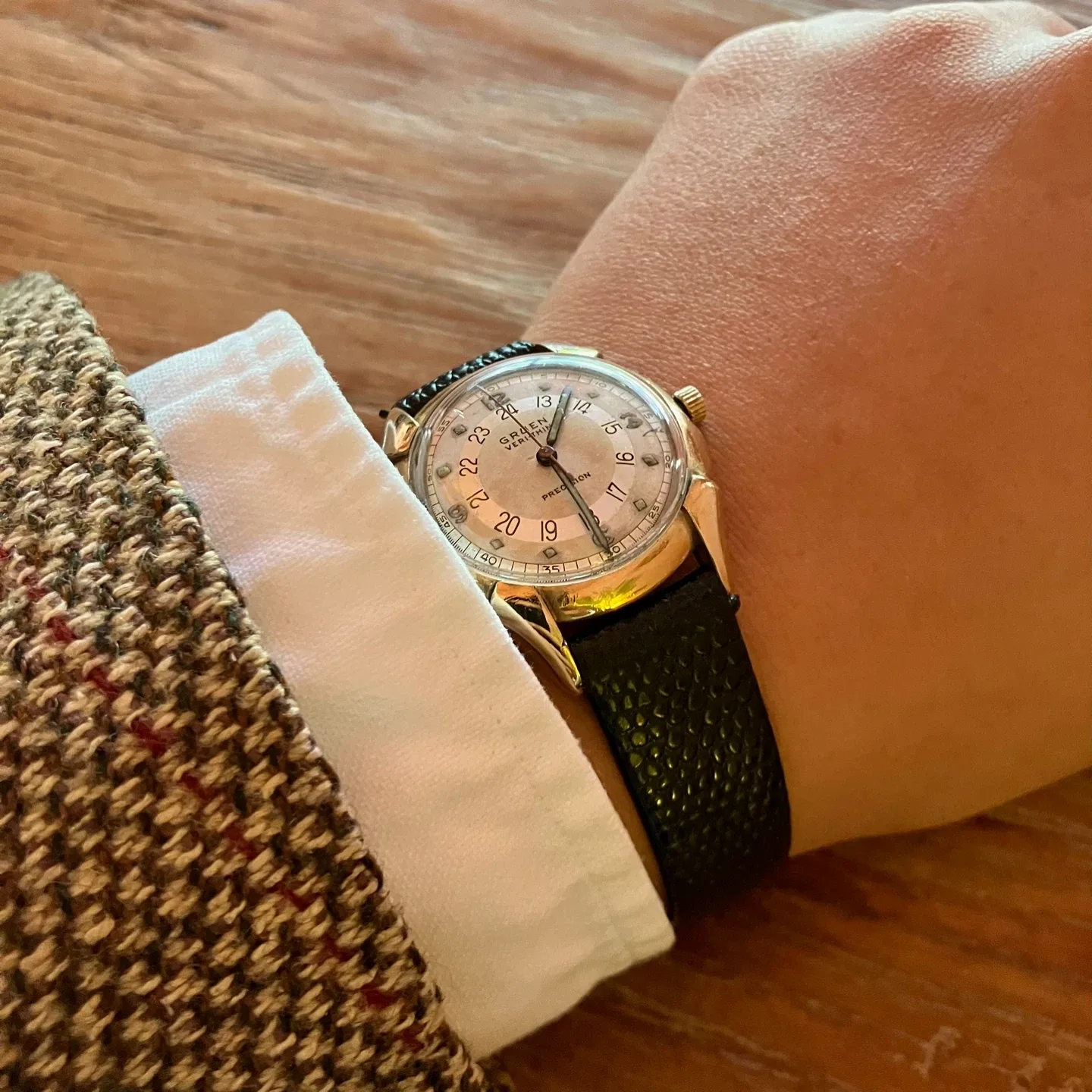 1950s Gruen Pan Am 시계