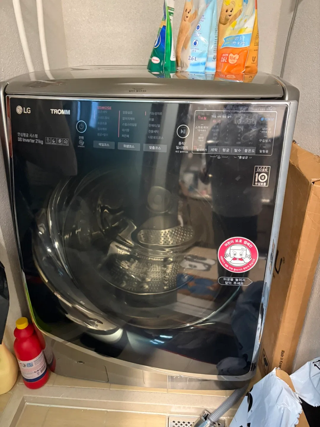 LG드럼 세탁기 F21VBT 21kg