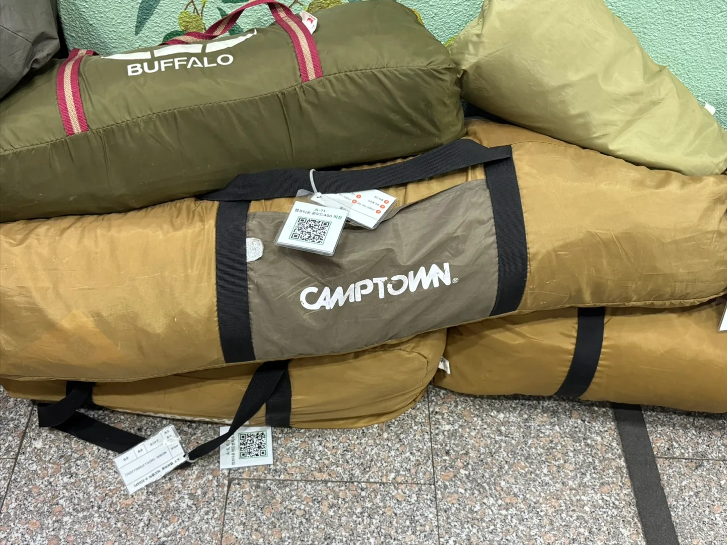 캠프타운 어드벤처 6 외 타프 스크린 야전침대