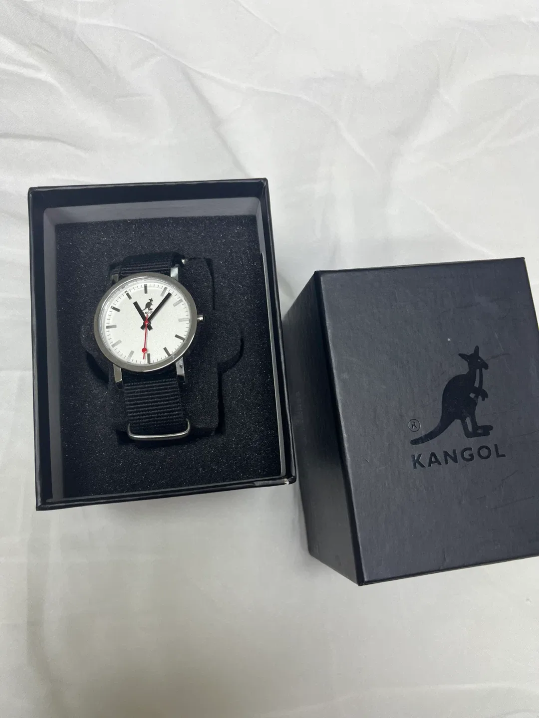 캉골 시계 블랙 나토밴드