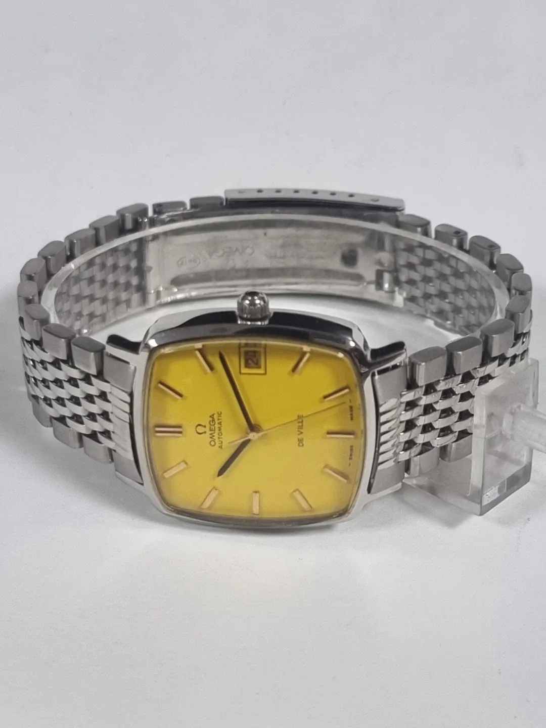 OMEGA 빈티지 오메가 시계 드빌 메탈 정품 오토메틱 34mm 올제치