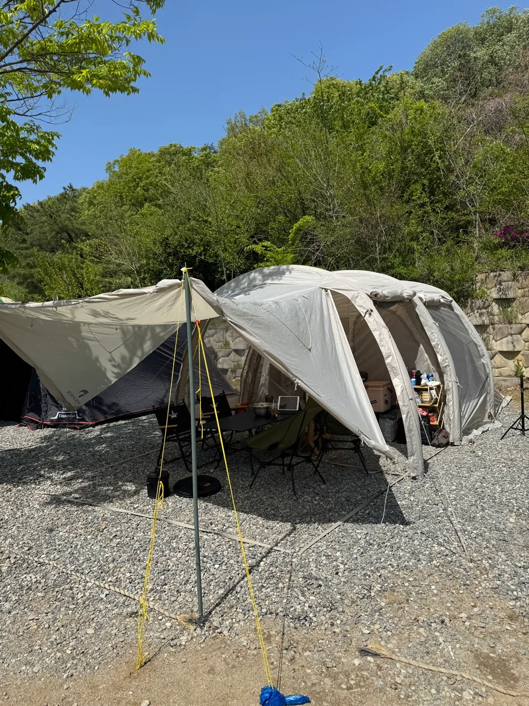 폴라리스a3 에어텐트 중고품 판매합니다!