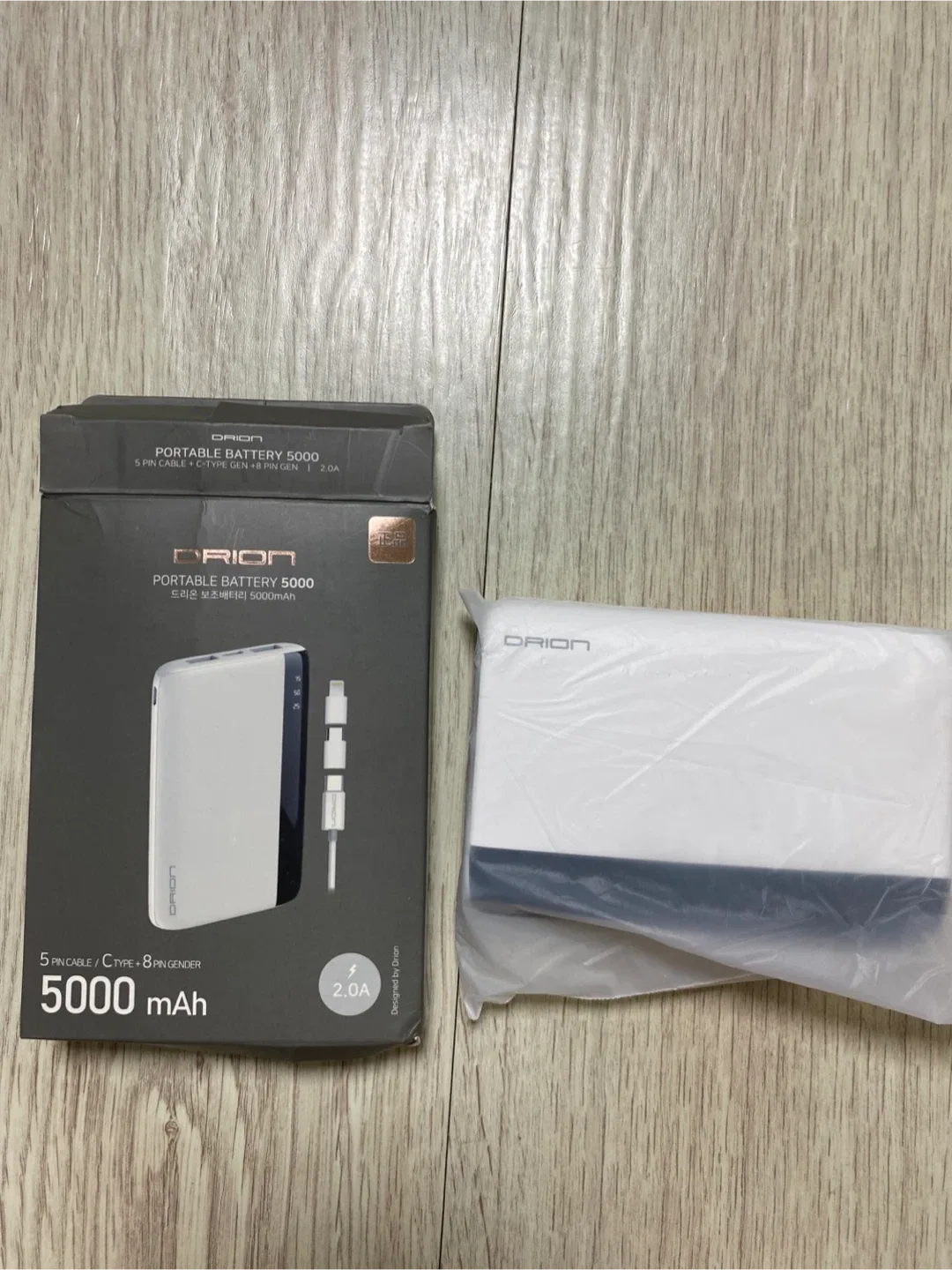 보조배터리 5000mAh 새상품 팝니다