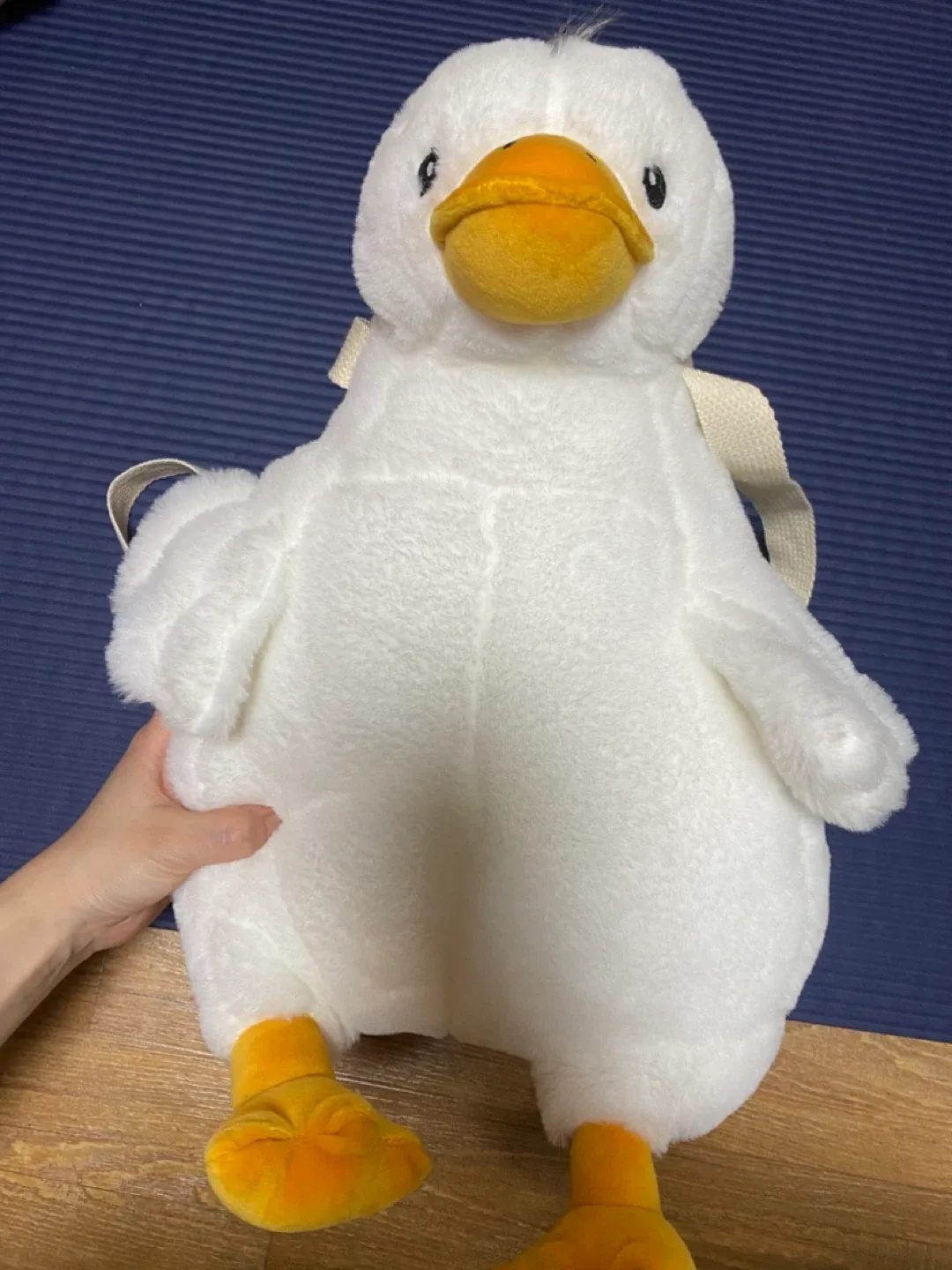 새제품)오리 인형 백팩가방