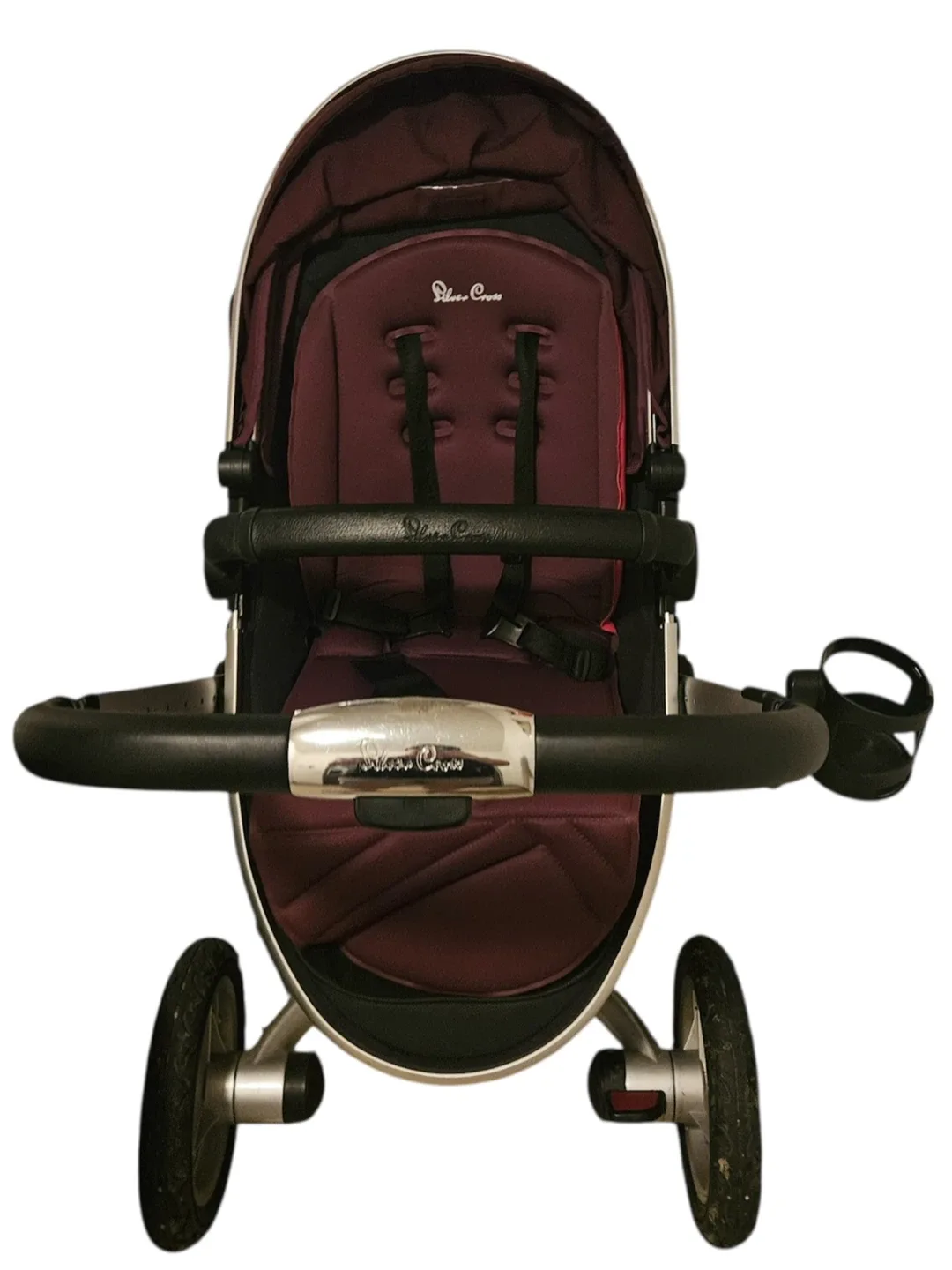 실버크로스 서프 2 디럭스 유모차 (버건디)