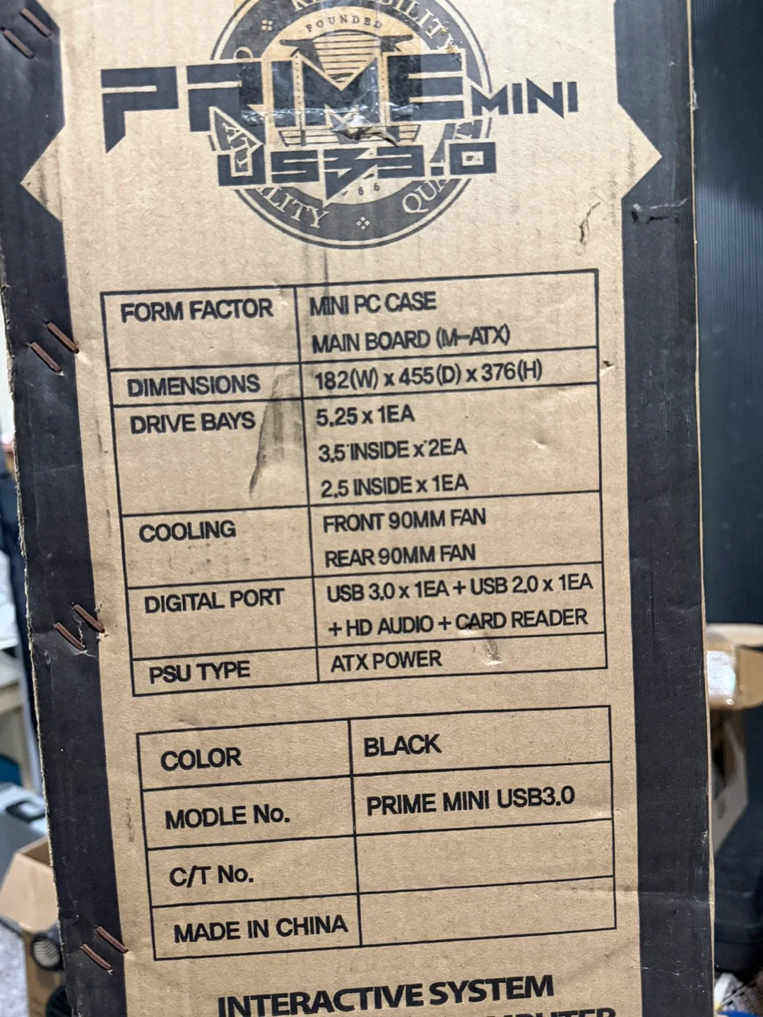 마이크로닉스 미니 pc 케이스 미사용 제품