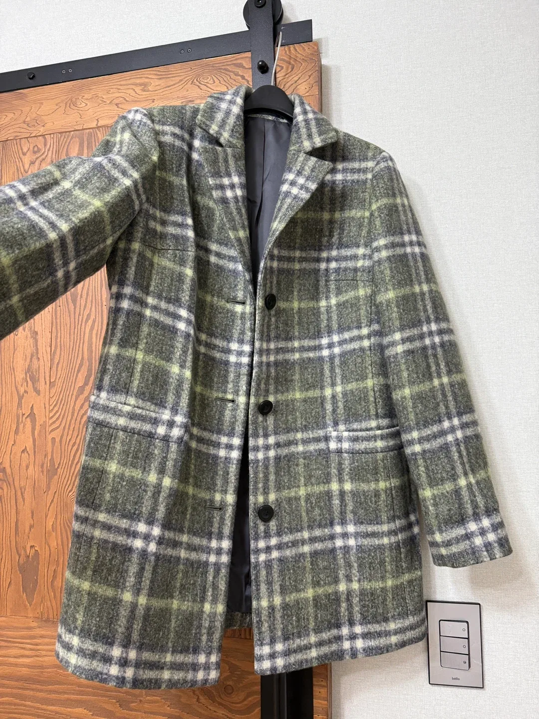 버버리 런던 체크 코트 55사이즈