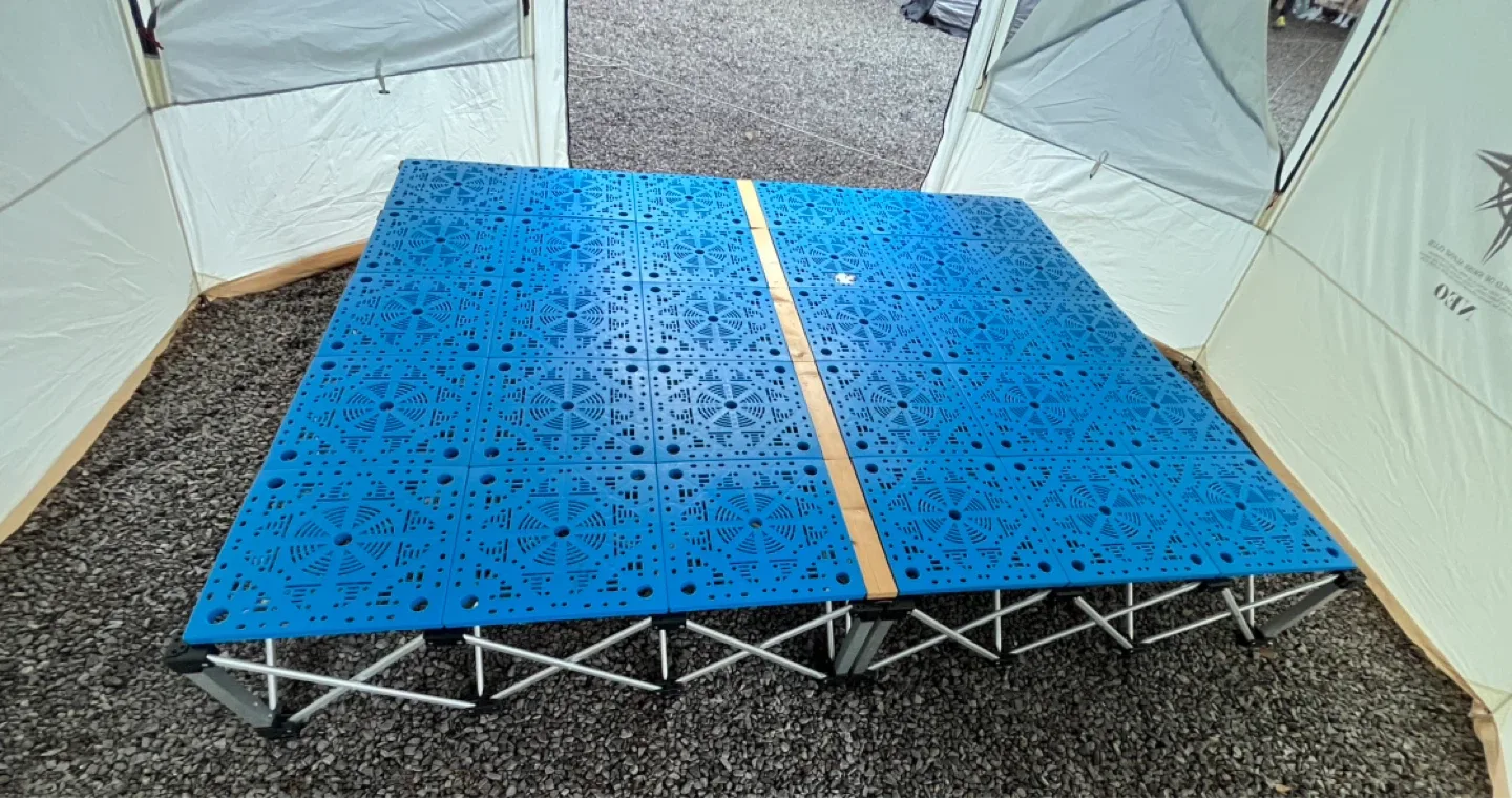 중고 조립식평상 캠핑데크로사용좋음