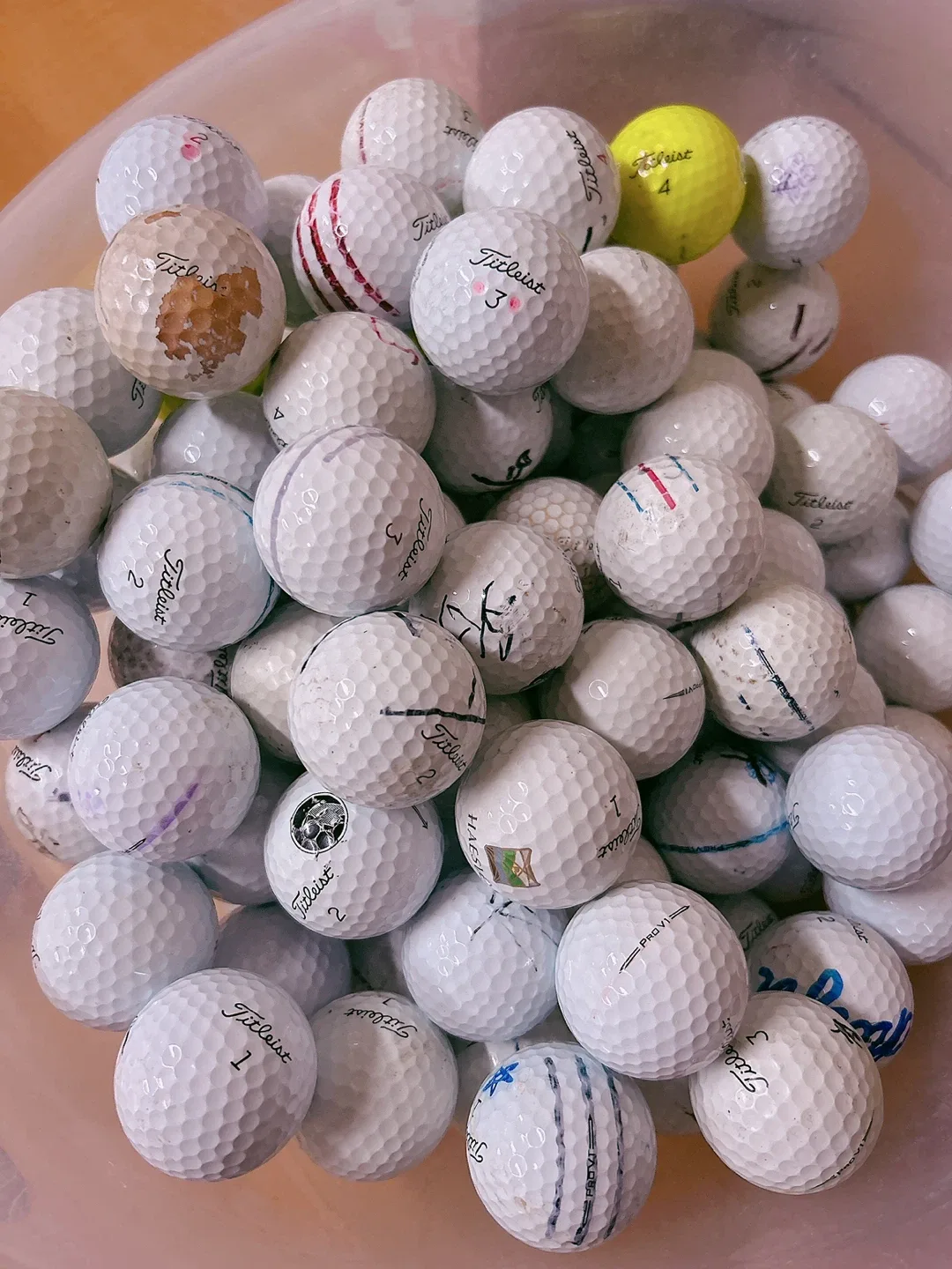 로스트볼 여러 브랜드 혼합 중고 좋은상태는아닙니다