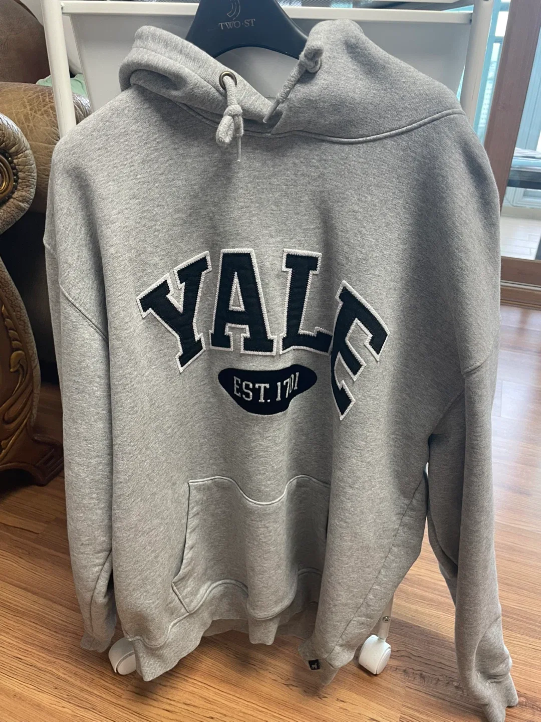 예일 후드티 XL 회색 후드티 판매합니다!