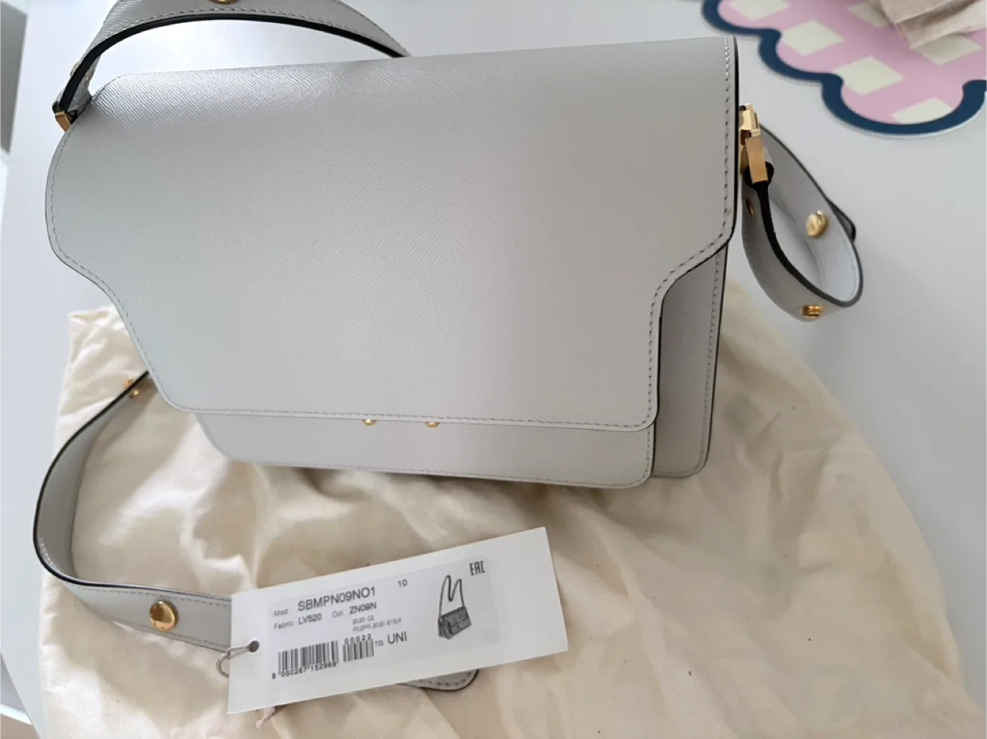 중고)마르니 트렁크백 미디움사이즈