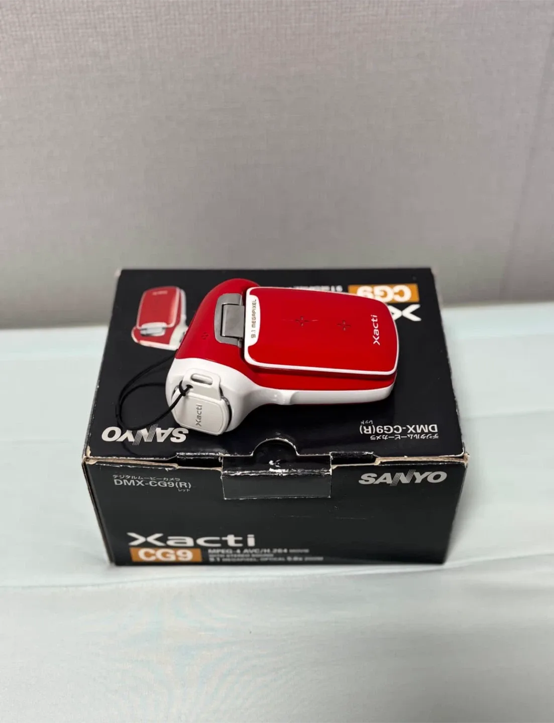 산요 작티 Xacti CG9 디지털 카메라 레드