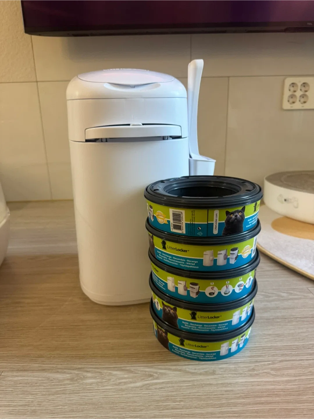 리터락커 중고 + 정품 리필 5개