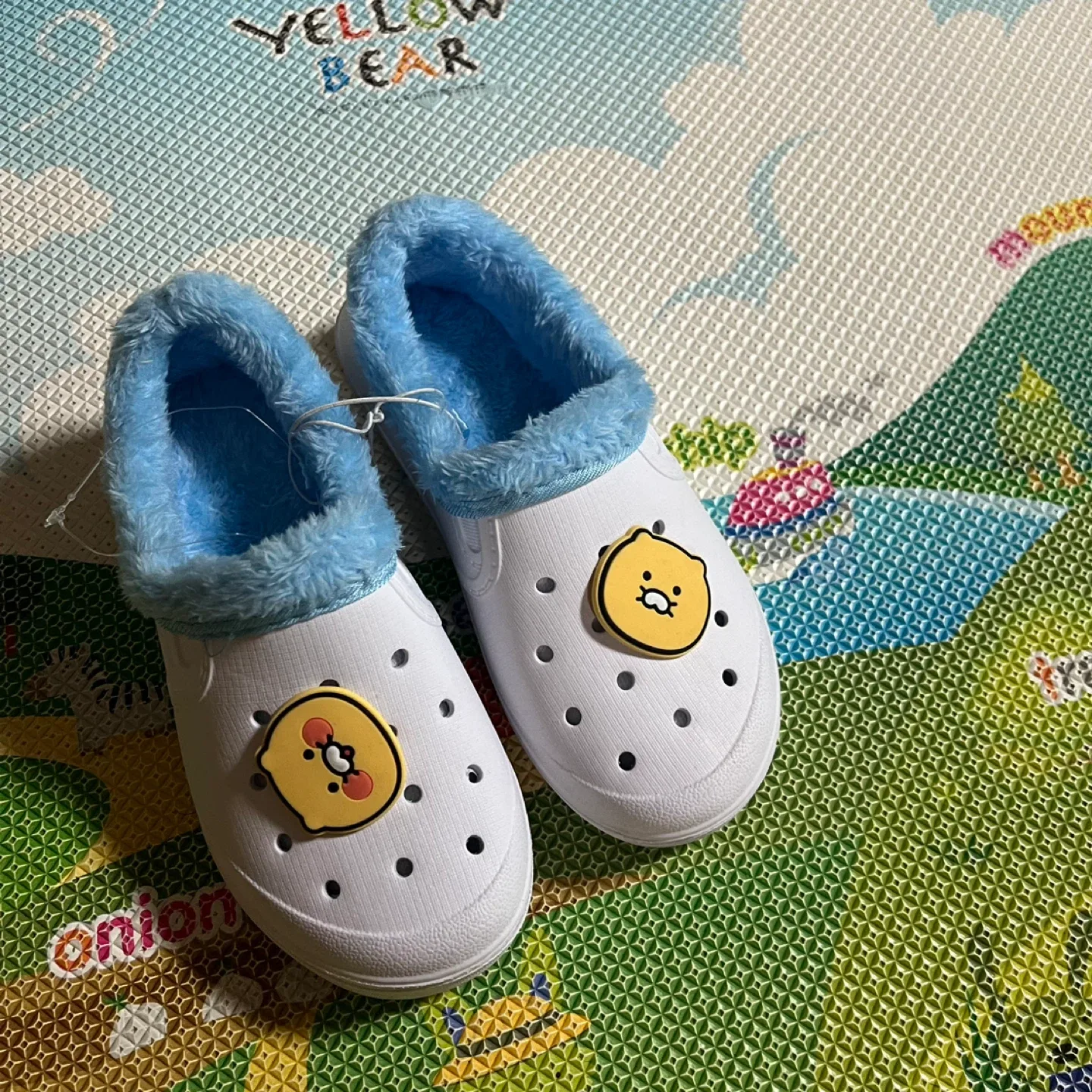 (새상품) 카카오프렌즈 춘식 방한 실내화 190