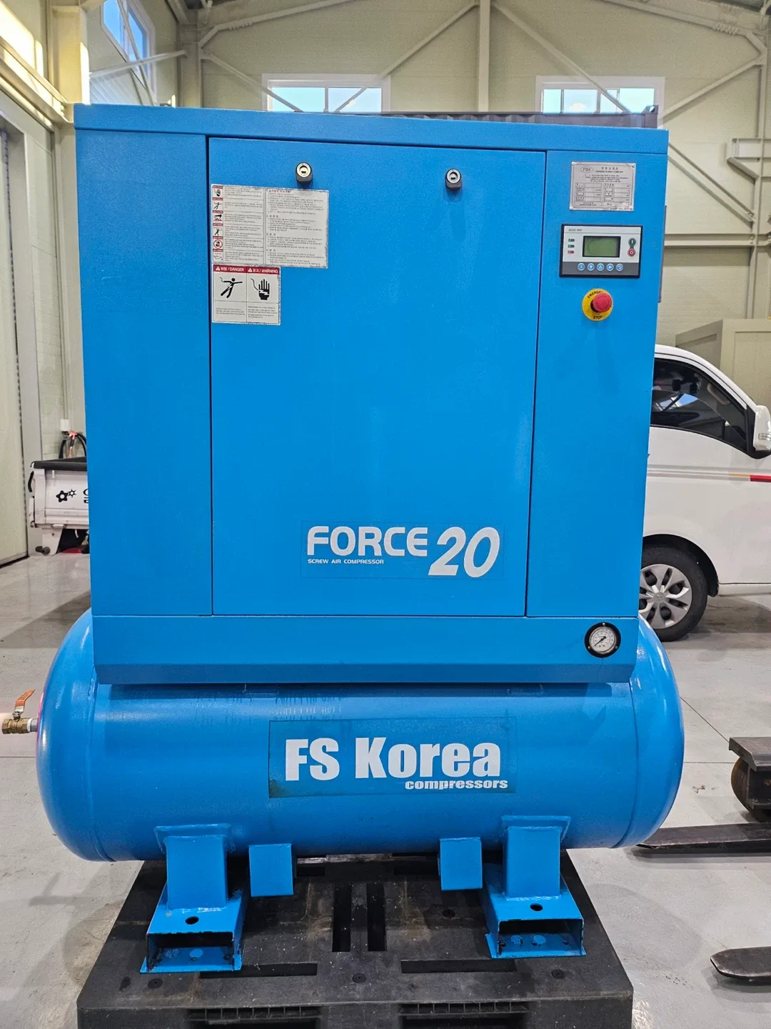 중고 스크류콤프레샤 20마력 팝니다