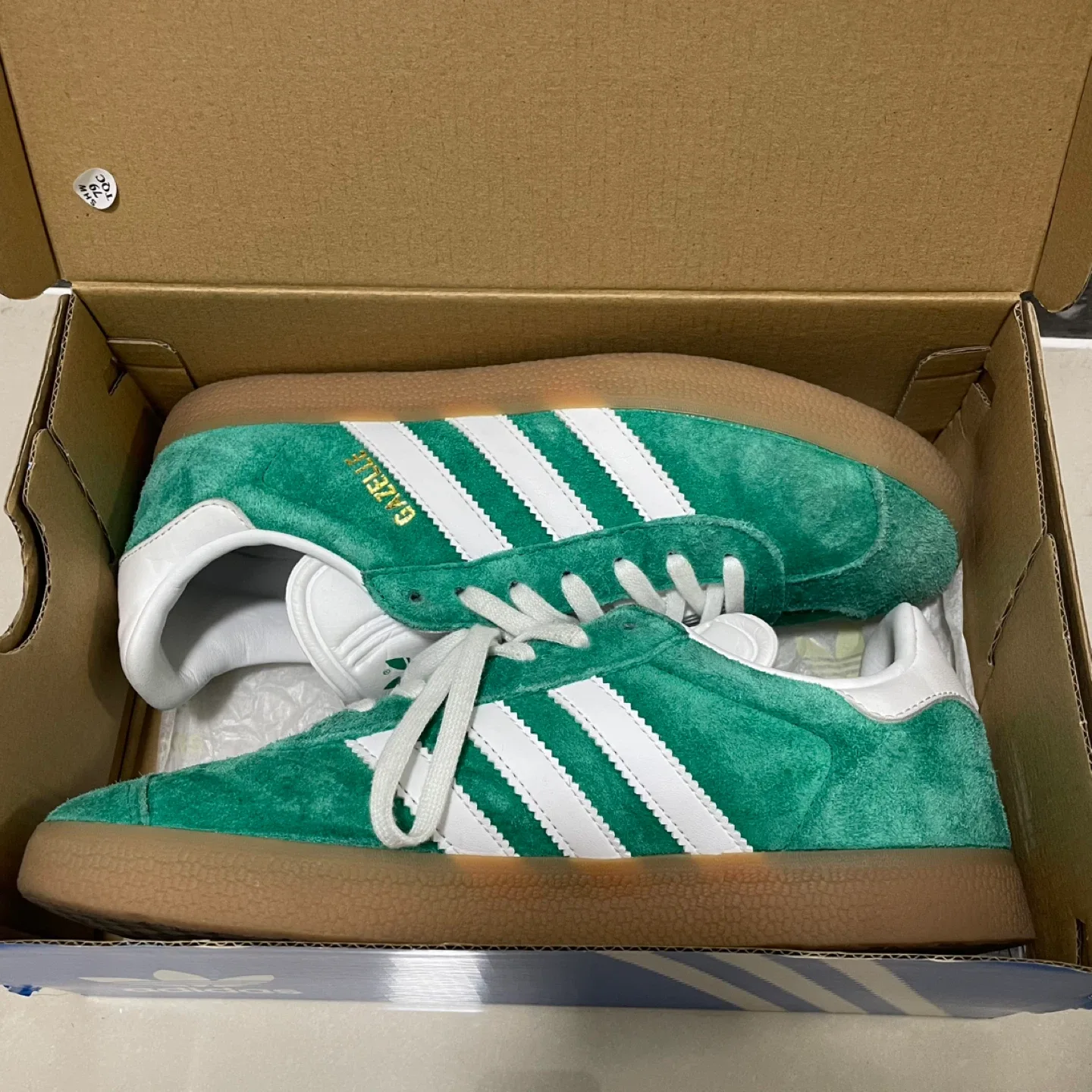 아디다스 가젤 그린화이트 (IG0671) 250