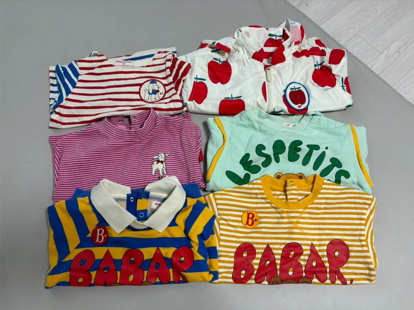 중고) 베베드피노 6벌 일괄