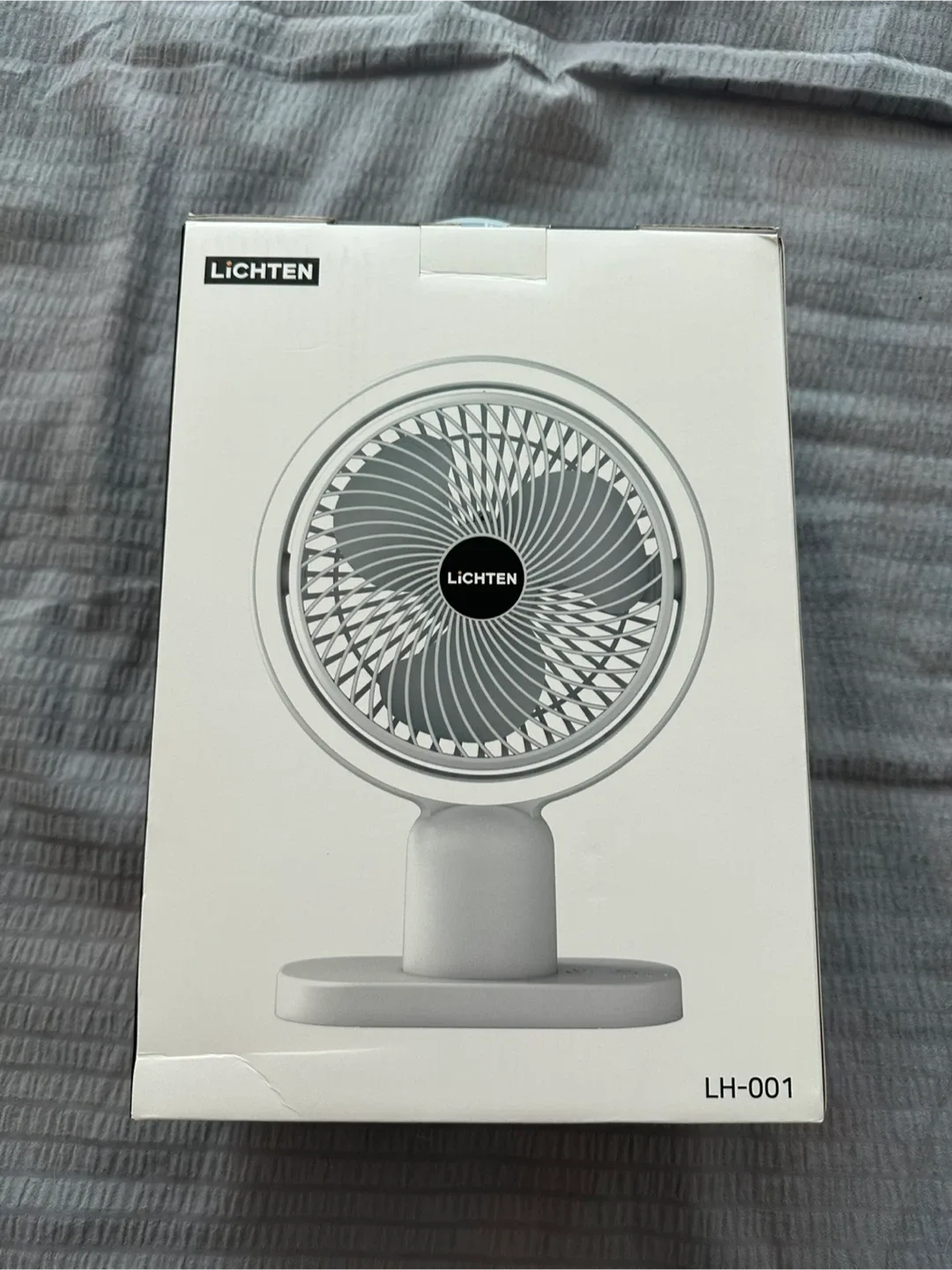 새제품/LED 무드등 탁상 선풍기