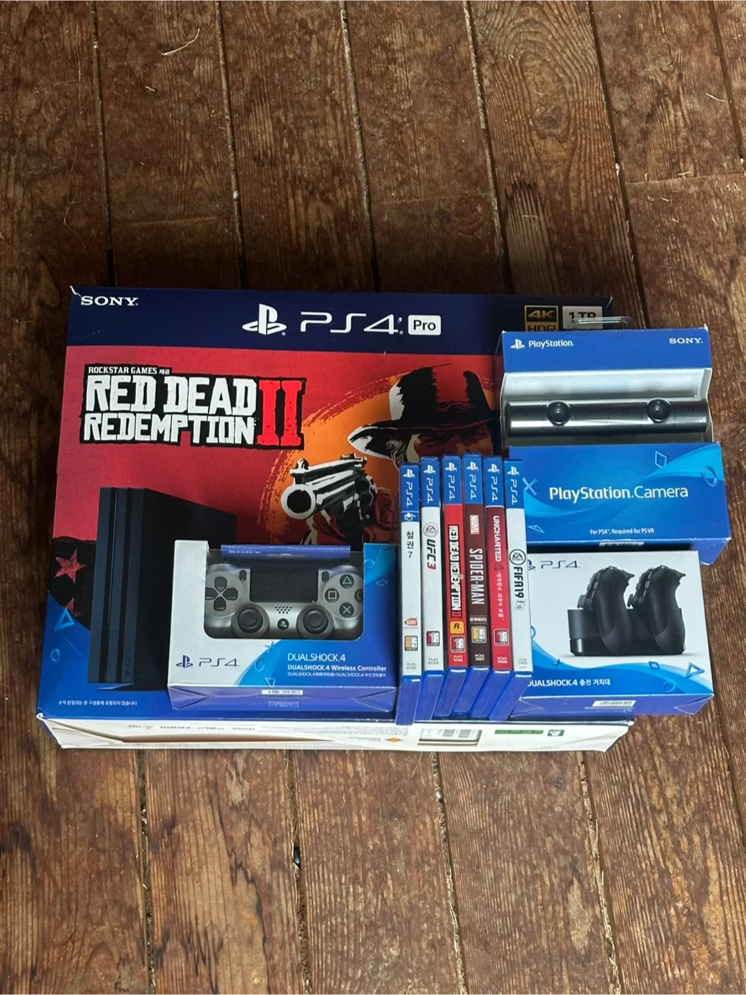 PS4 Pro 레드 데드 리뎀션2 에디션 풀세트