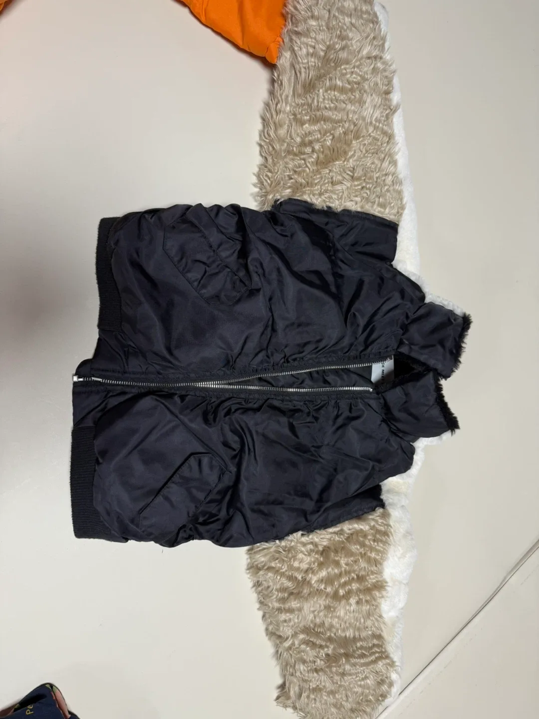 NICE MEET YOU 블랙 바람막이 자켓 M