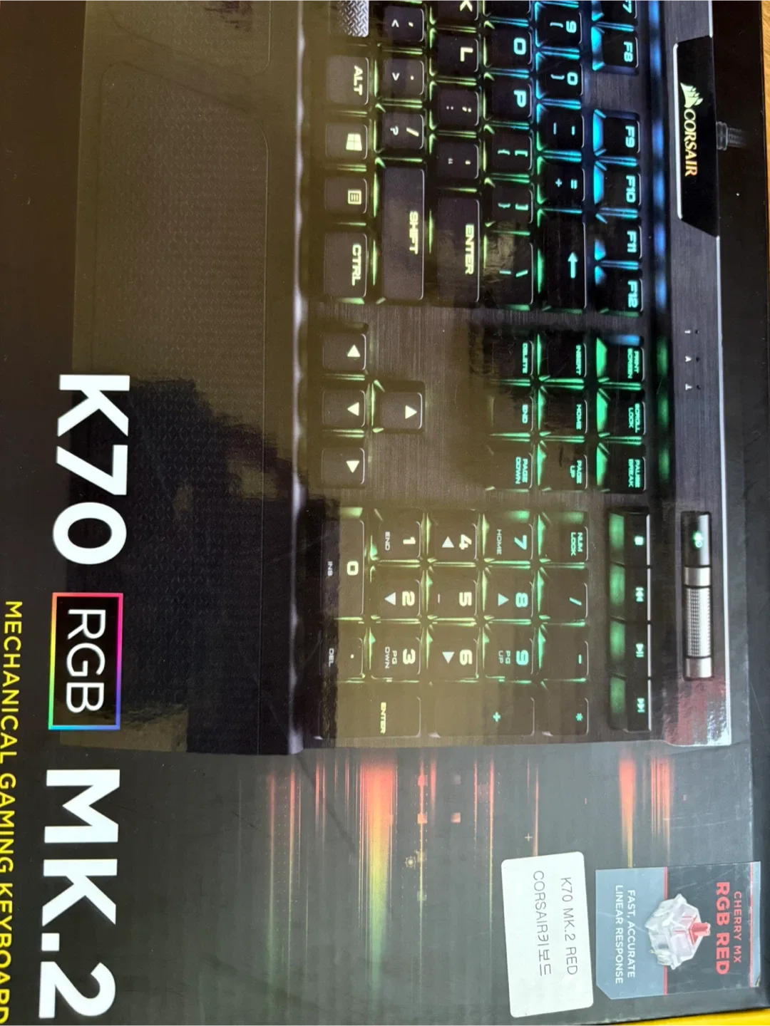 커세어 K70 RGB MK.2 기계식 키보드