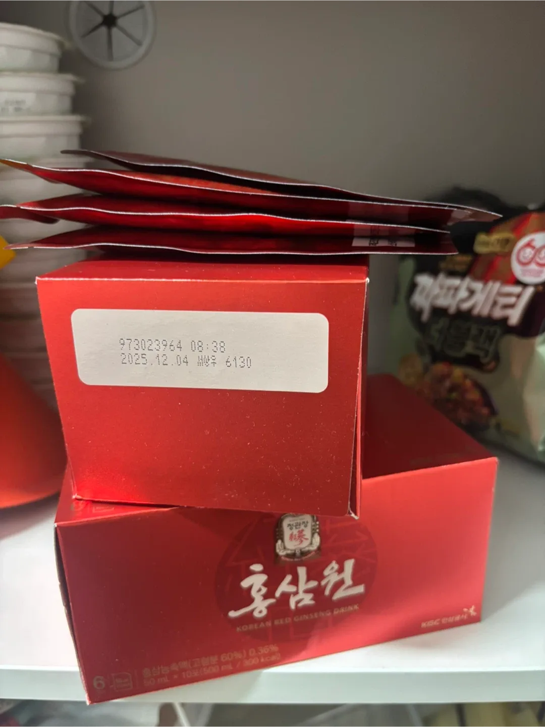 정관장 홍삼원 50ml 10포 2박스+4포