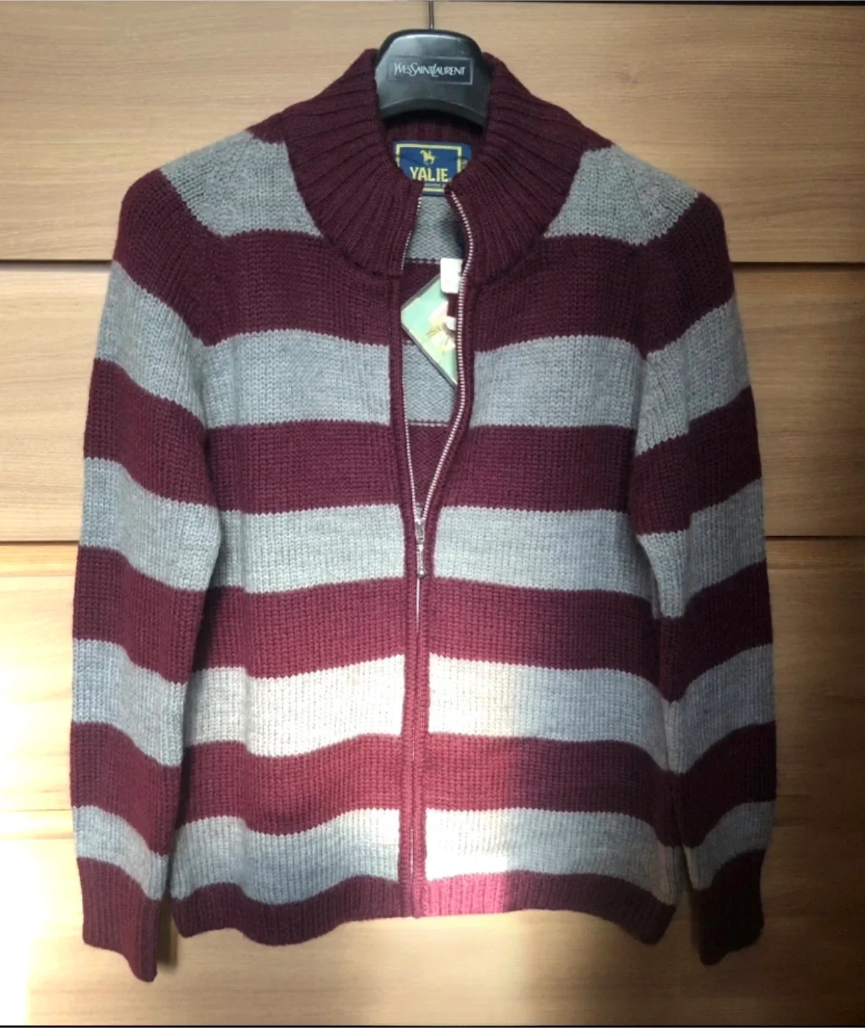 [새상품] YALIE 남성 울 집업니트(95-100)