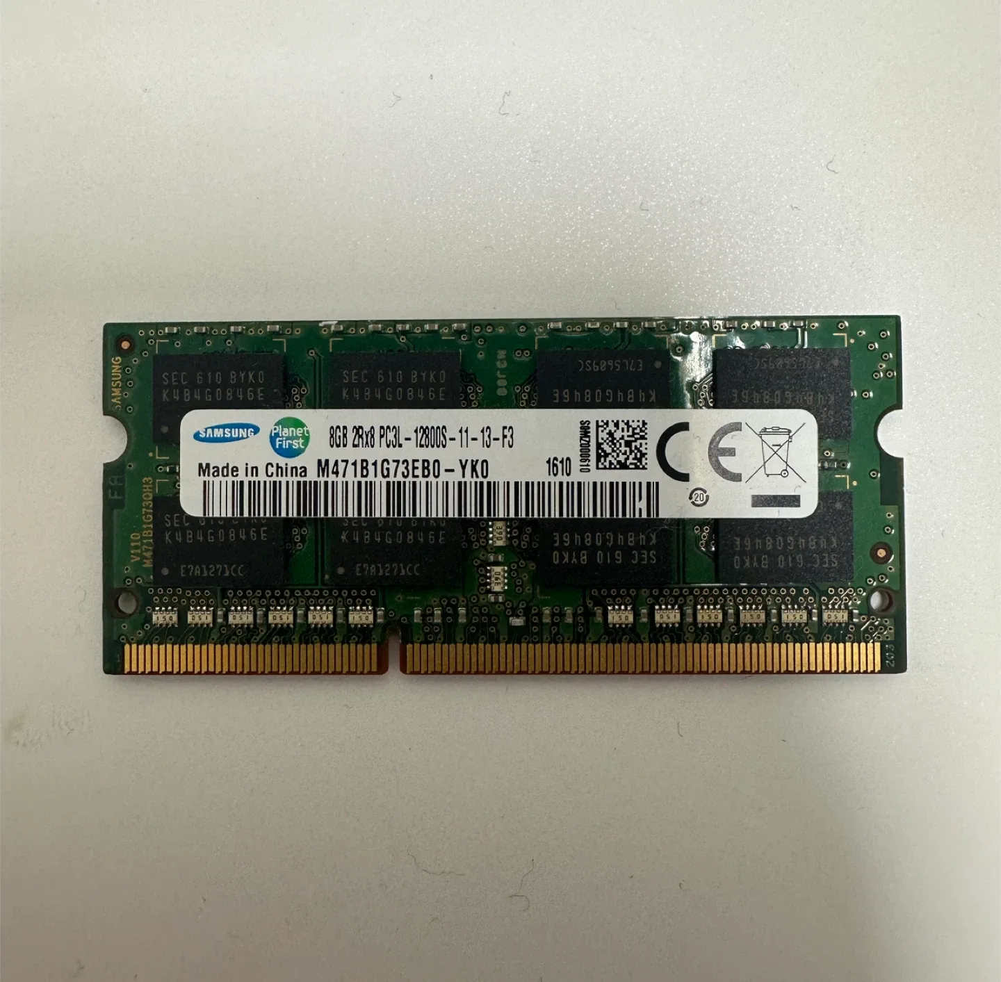 삼성 DDR3L 8GB 노트북 램