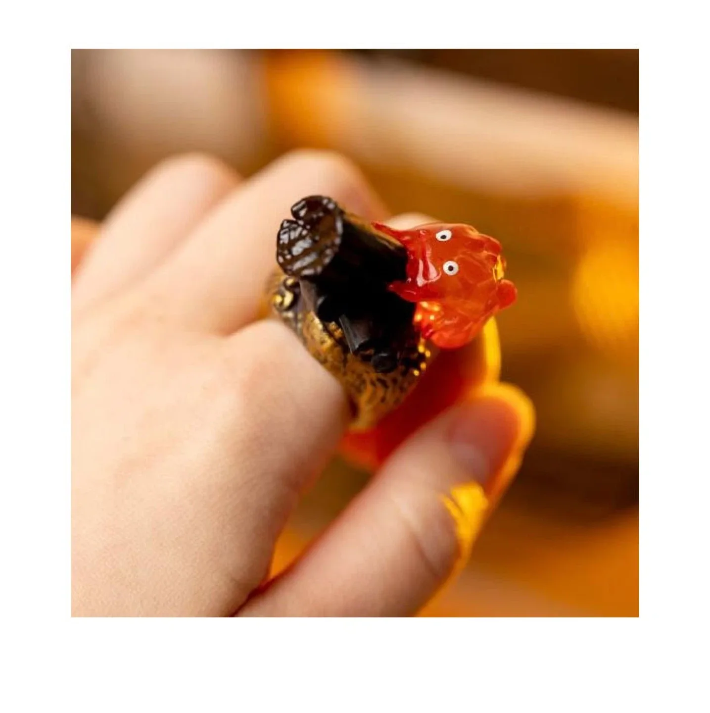 하울의 움직이는 성 반지(중고)