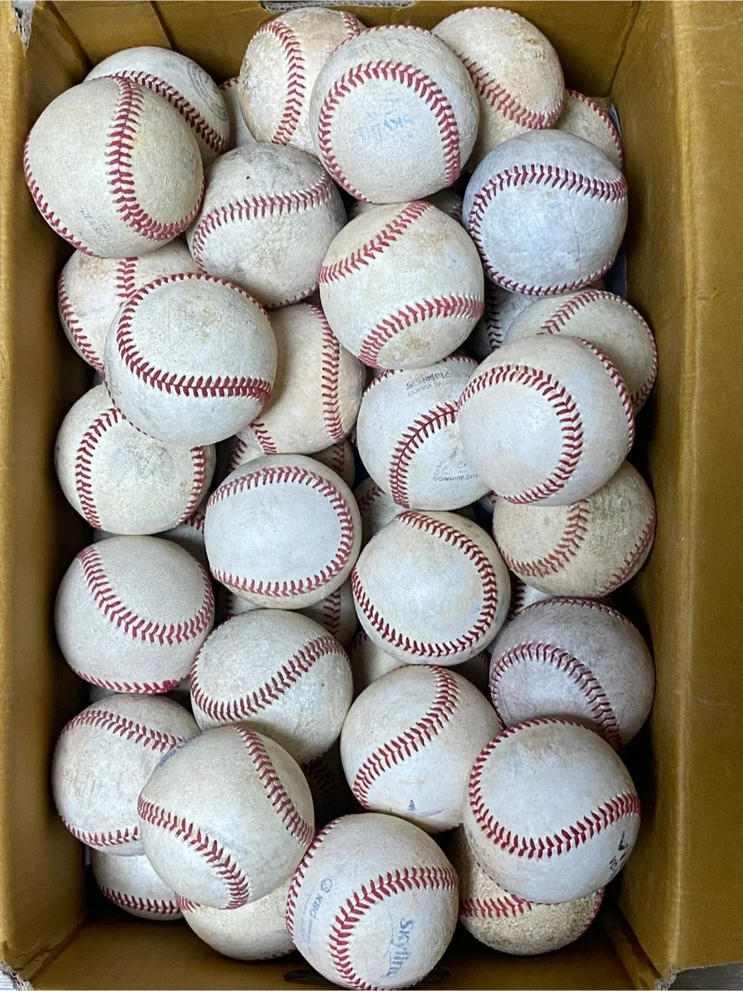 중고 야구공 판매51개+15개(무료)