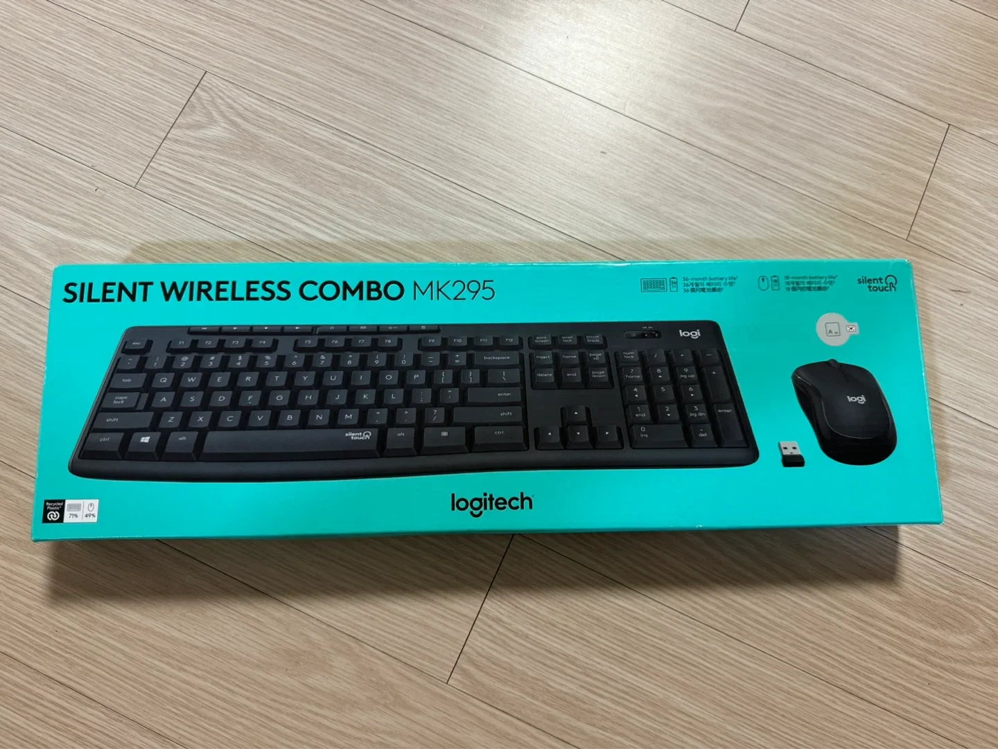 로지텍 MK295 무선 키보드 마우스 새상품