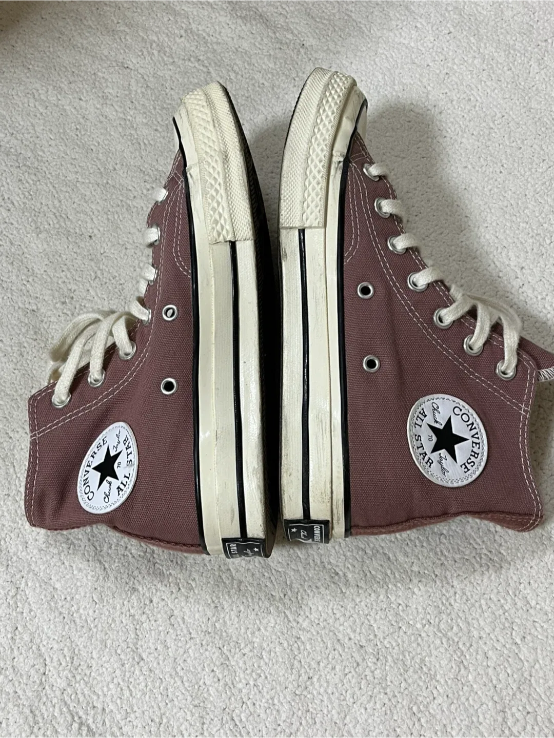 컨버스 척70 빈티지 캔버스 하이새들