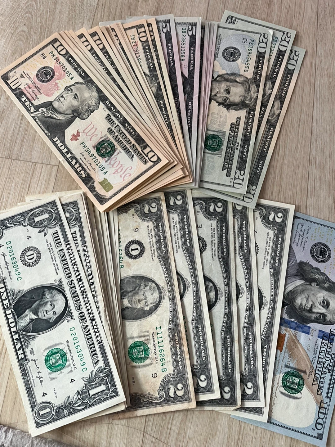 미국 달러 지폐