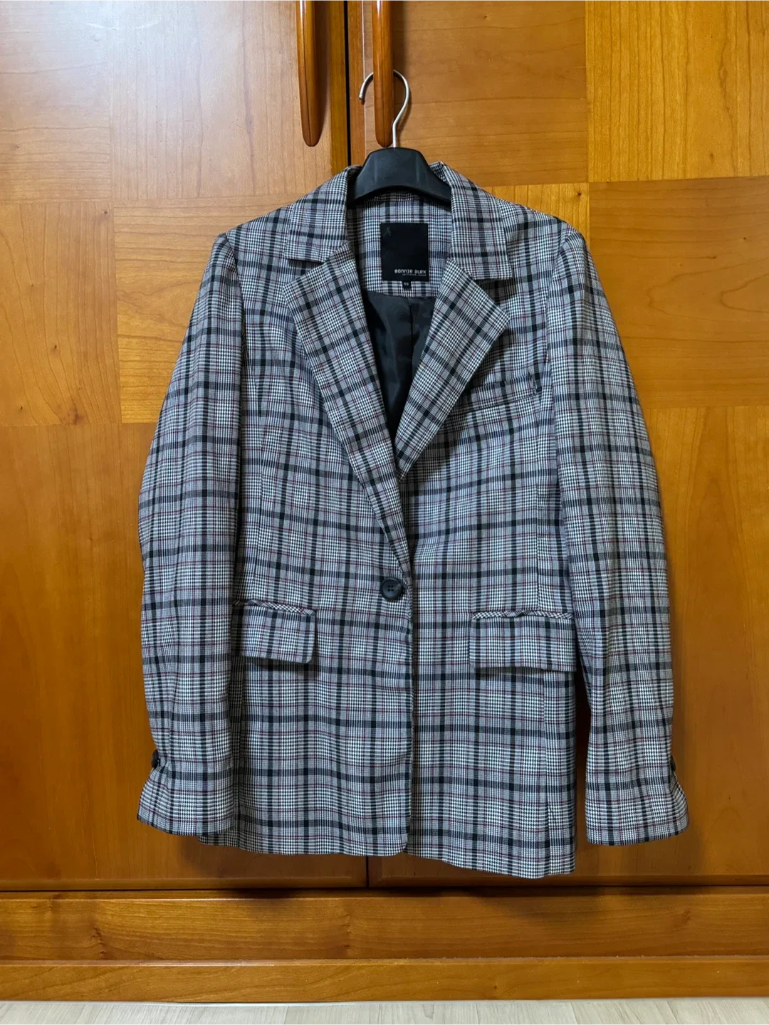 보니알렉스 체크 자켓 55