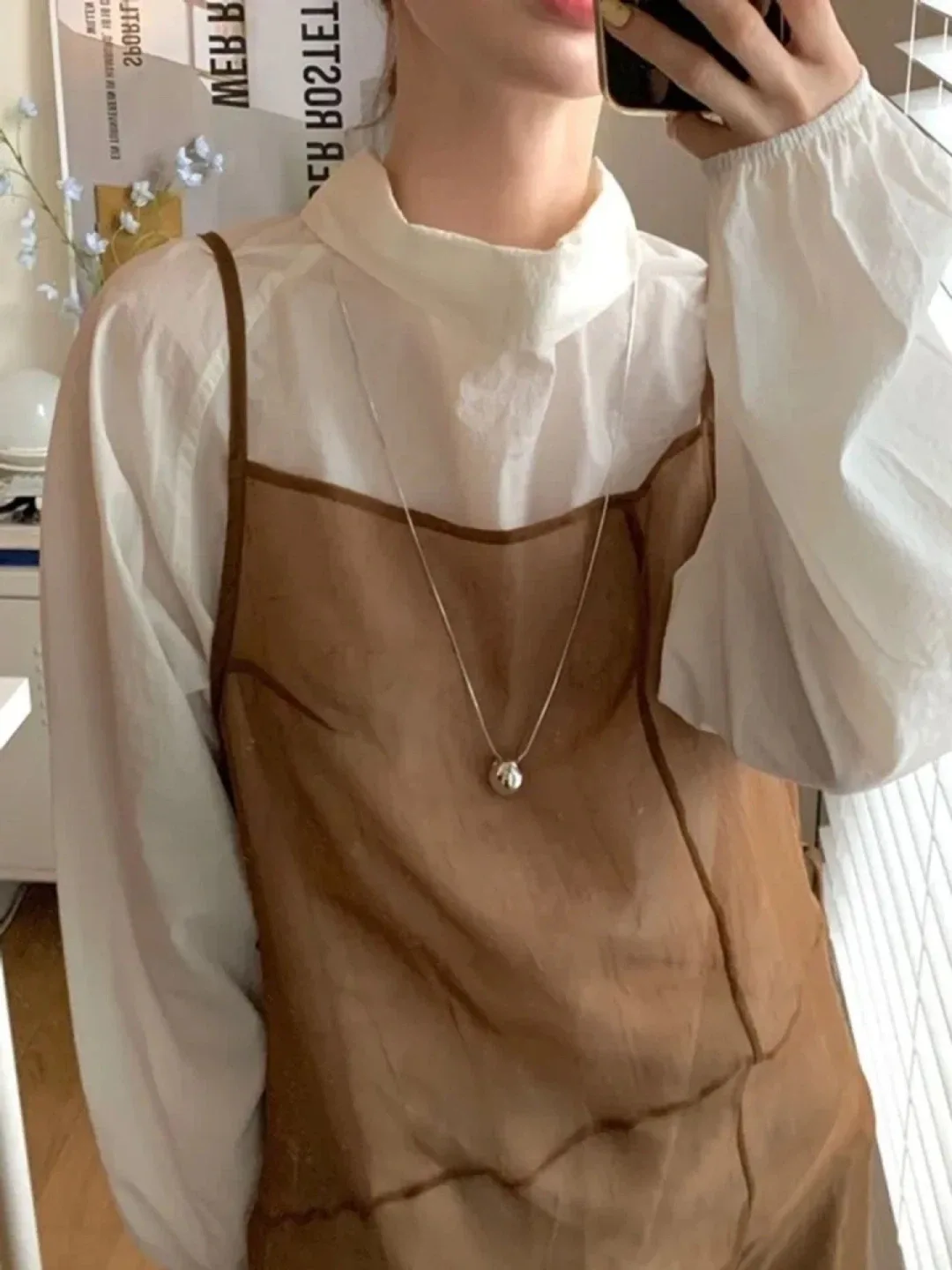 (새 제품) 볼드 롱 뱀줄 목걸이