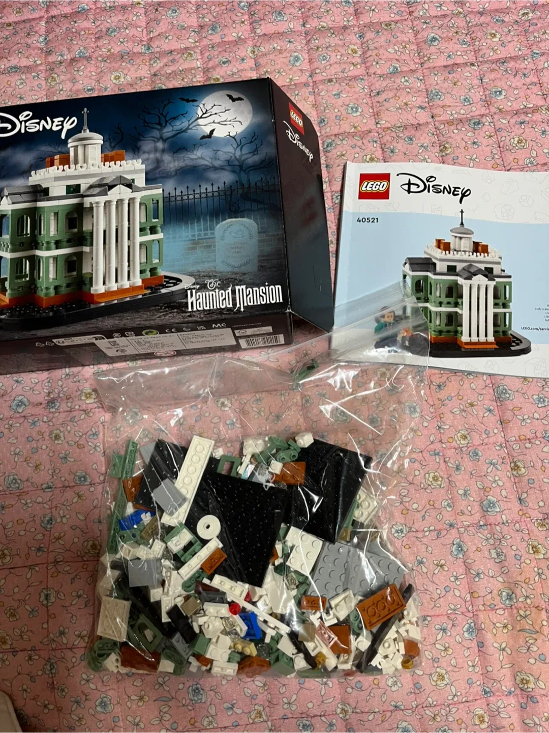 레고 디즈니 유령의 집 40521 중고상품 팝니다
