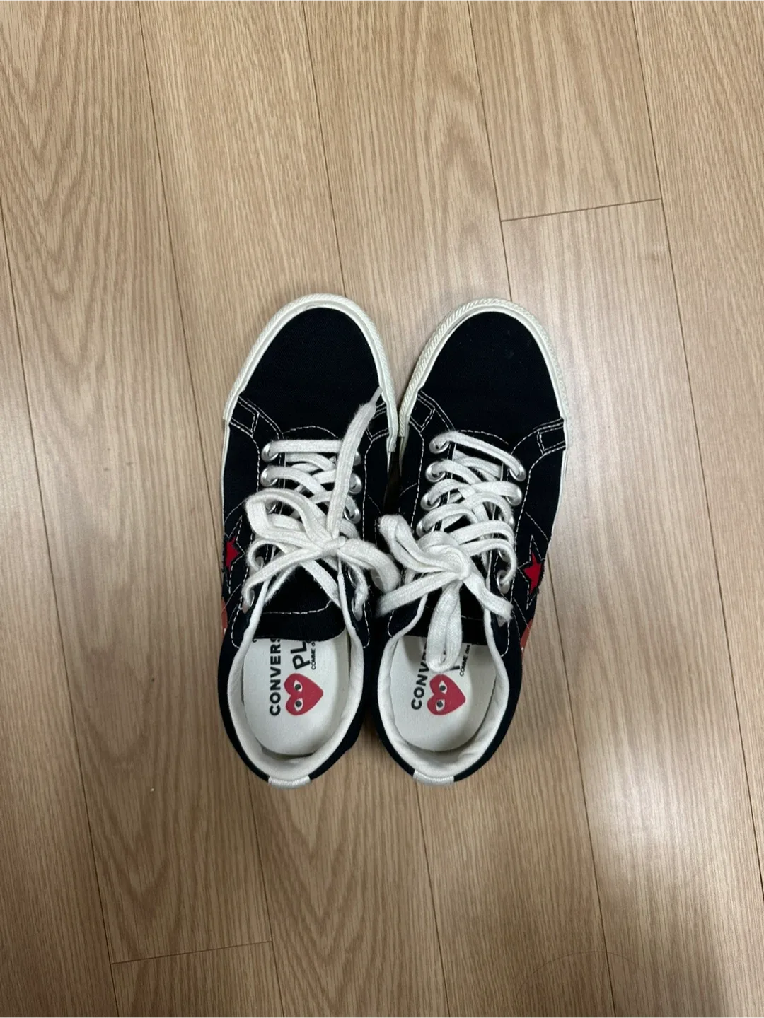 꼼데가르송 컨버스 원스타 블랙 230