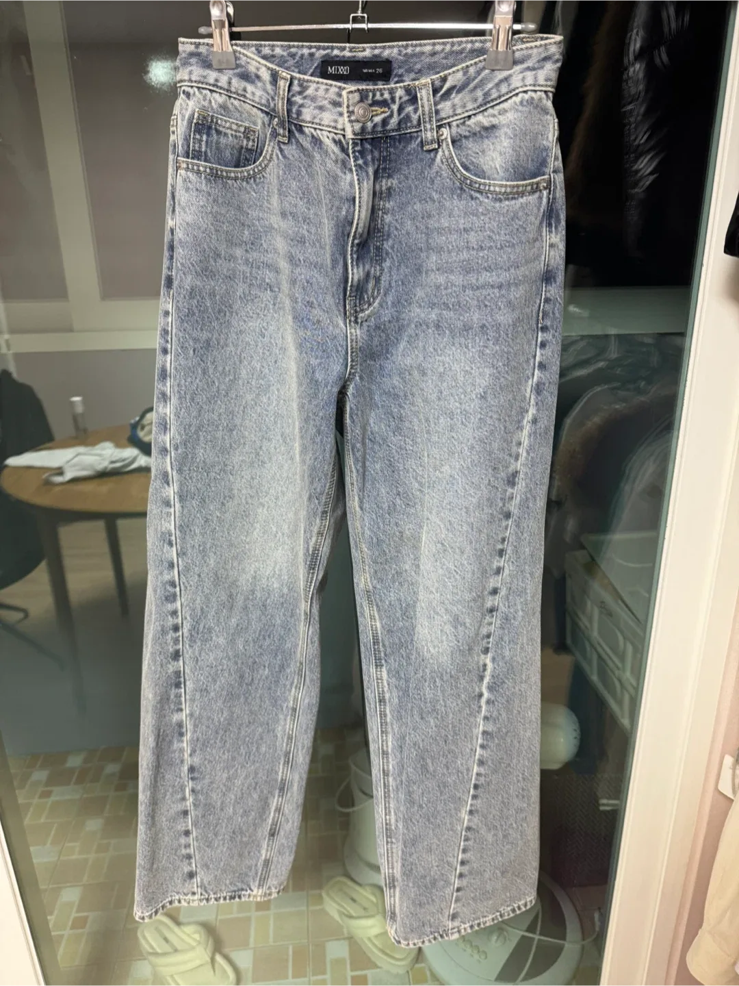 미쏘 와이드 데님 팬츠 26사이즈