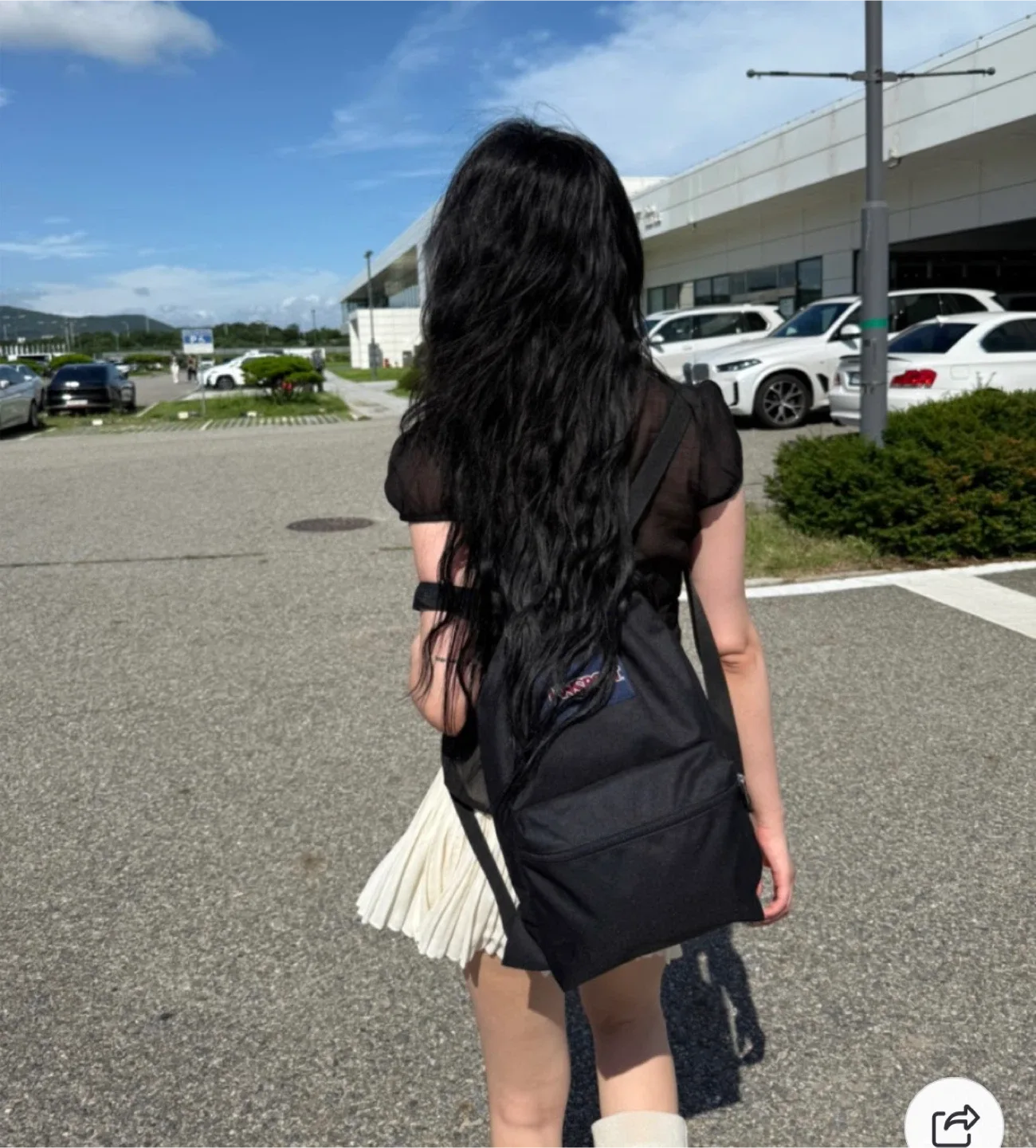 잔스포츠 스트링 짐색/ 백팩 (블랙)