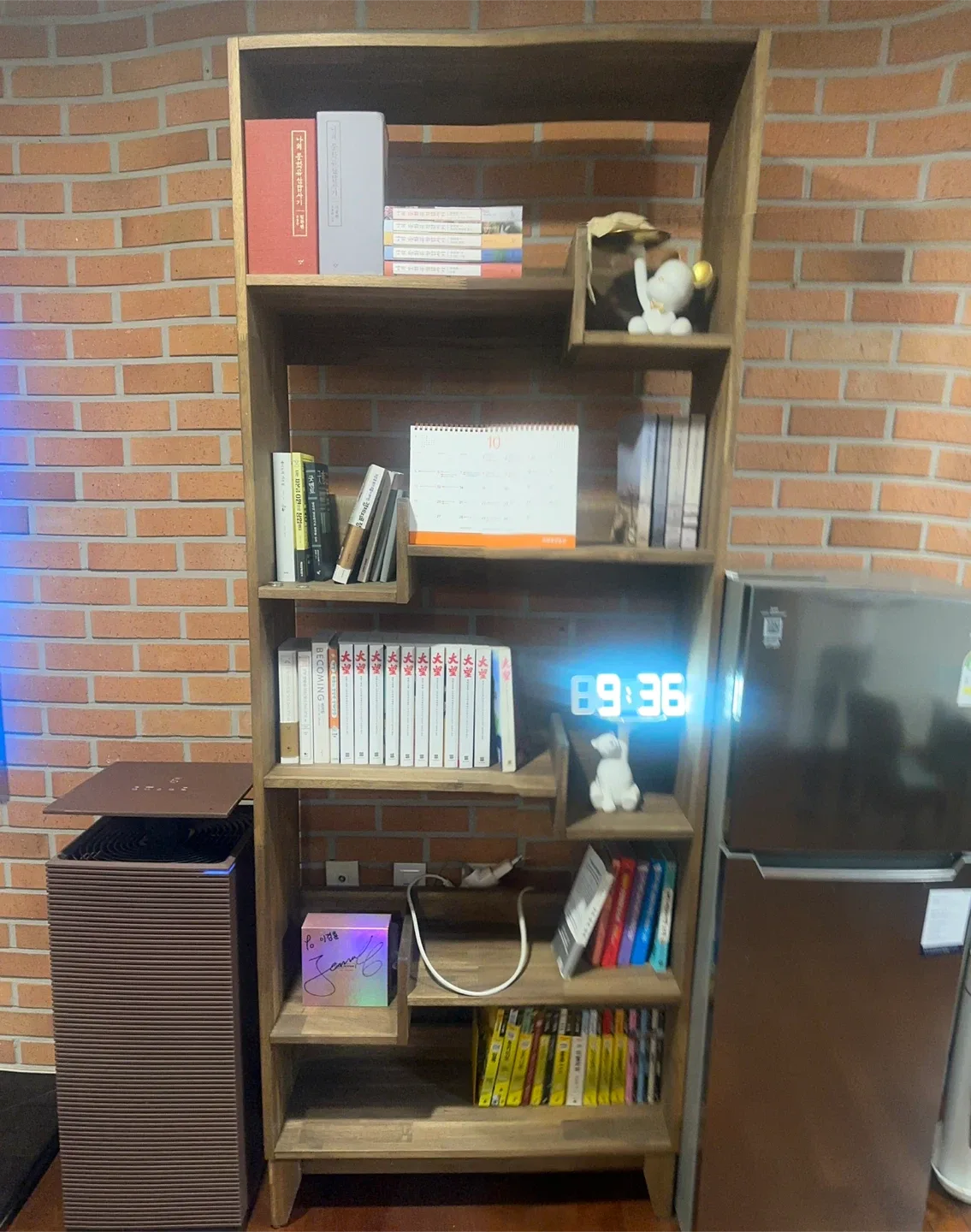 책장 및 곰돌이 받침대