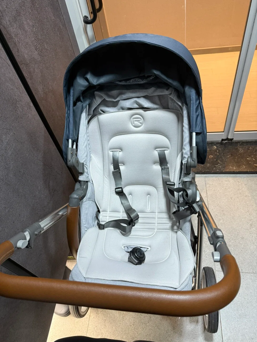 리안 유모차 그레이/네이비