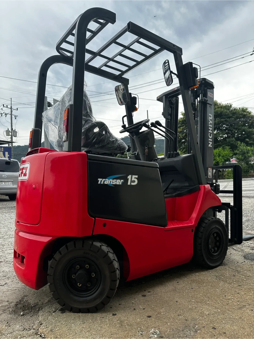 니찌유 1.5톤 전동지게차 사이드쉬프트