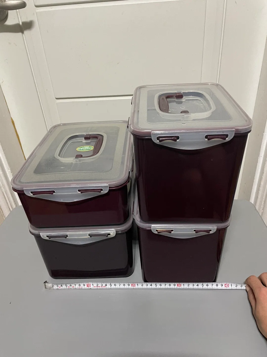 중고 김치통 4개