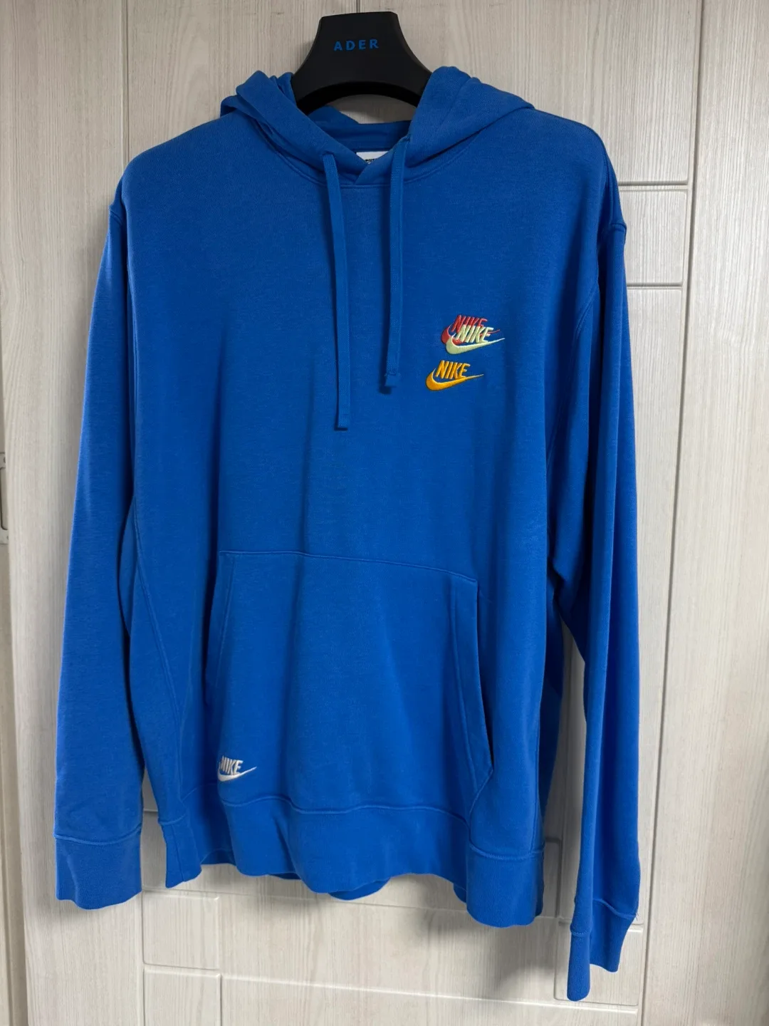 (NIKE)나이키 파란색 후드티 XXL