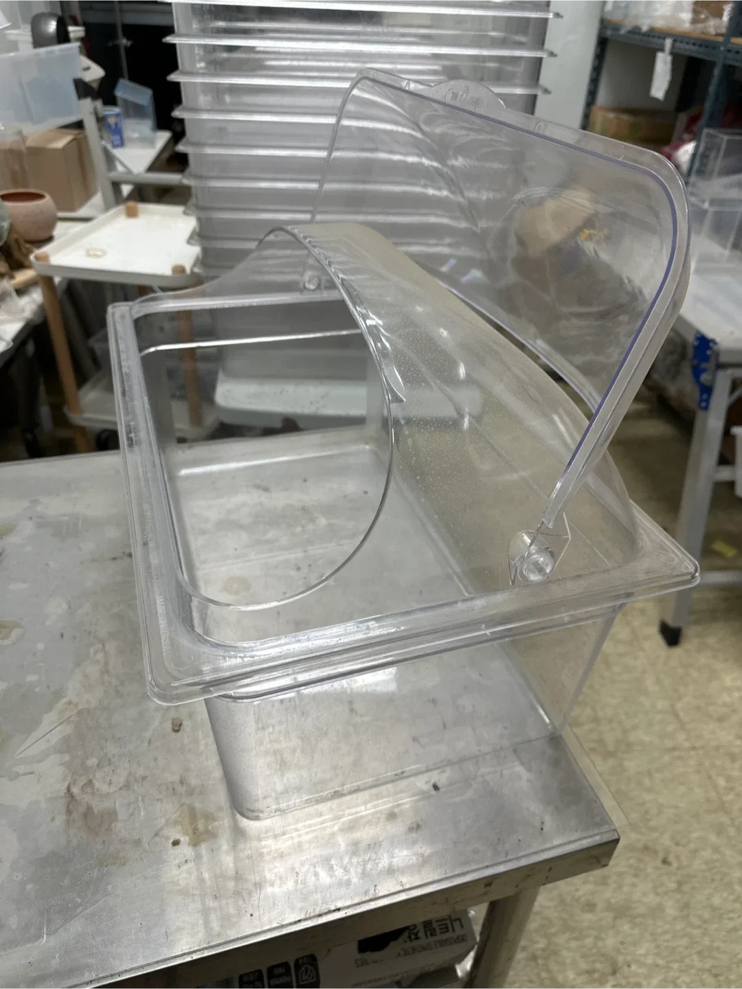 업소용 투명 플라스틱 밧드 (중고)