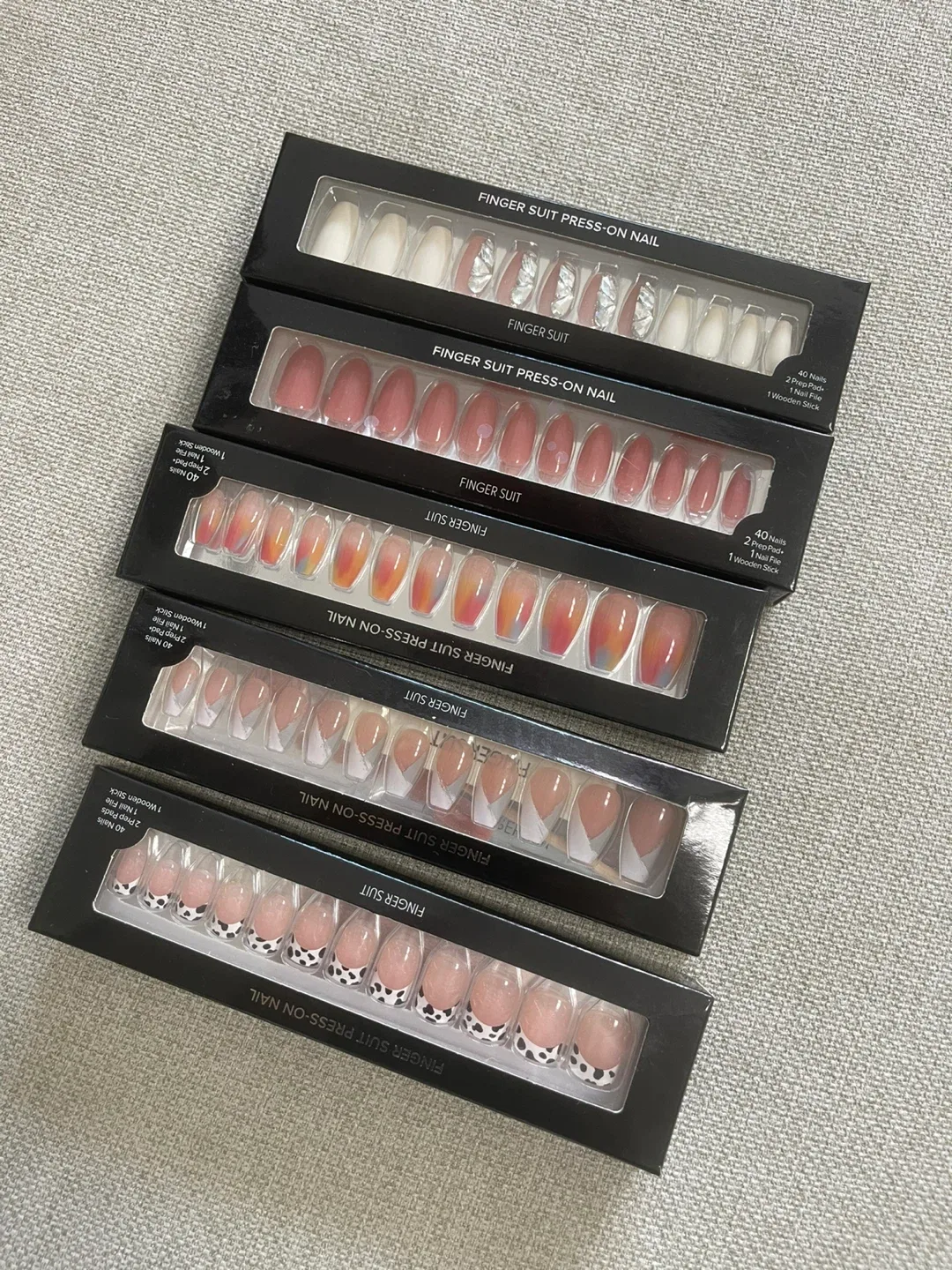 핑거수트 네일팁 새상품, 중고