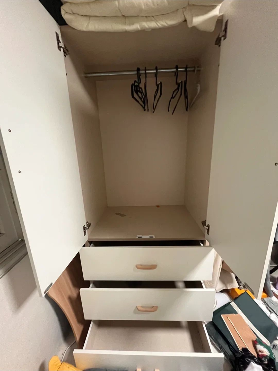 화이트 옷장 (중고)